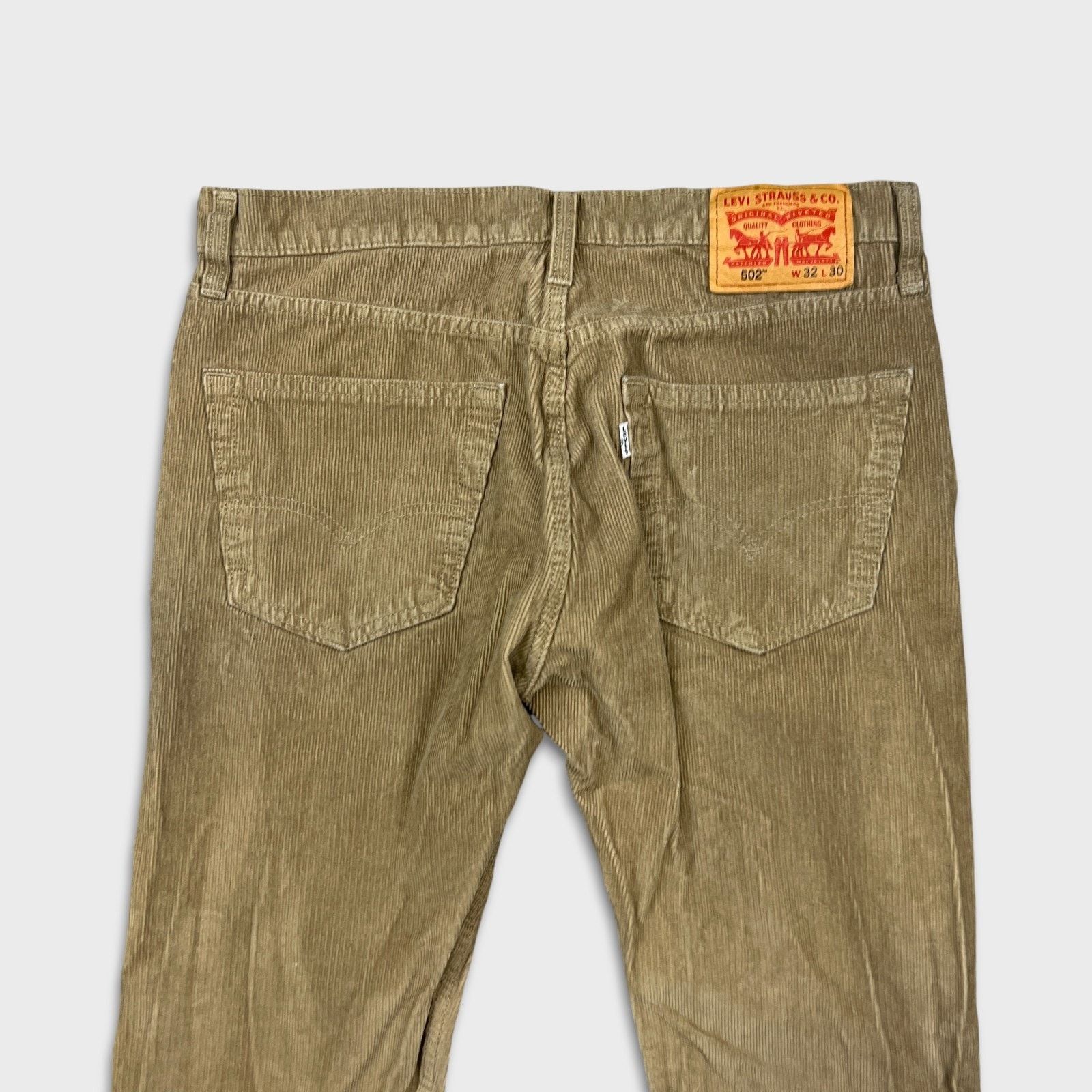 Levi's Levi's 502 Pants 32x26 Corduroy Tapered Stretch Regular Fit Size US 32 / EU 48 - 6 Thumbnail