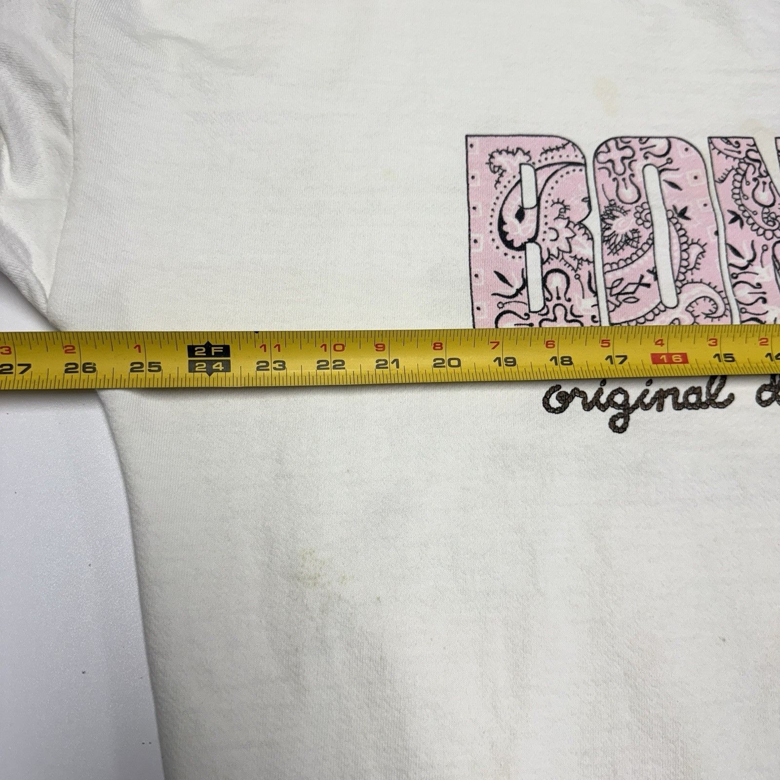 Vintage Vintage Bongo Jeans Sweatshirt Womens XL 26x25 White Crew Ne Size XL / US 12-14 / IT 48-50 - 14 Thumbnail