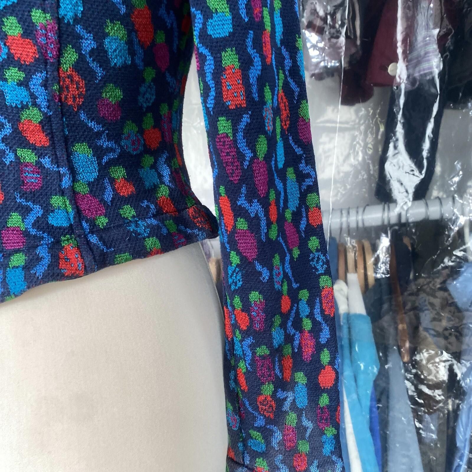 Missoni Vintage Missoni Cardigan Knit Berry Medium 6 Bolero Jumper Size XS / US 0-2 / IT 36-38 - 8 Thumbnail