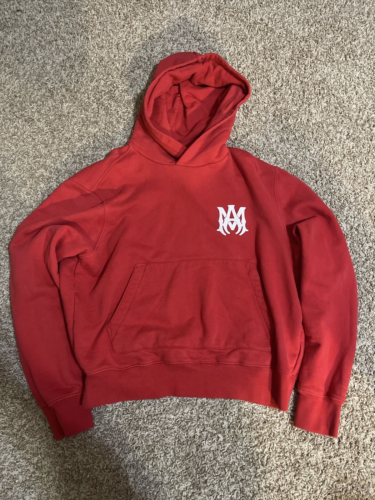 Amiri Red MA Core Hoodie Size US M / EU 48-50 / 2 - 1 Thumbnail