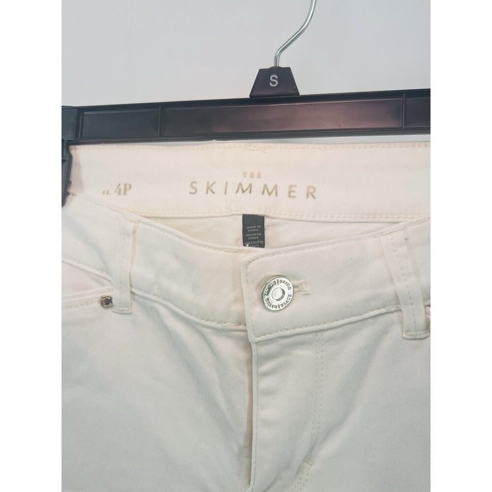 White House Black Market White House Black Market WHBM Skimmer Pants 4 White Ankle S Size 27" / US 4 / IT 40 - 3 Thumbnail