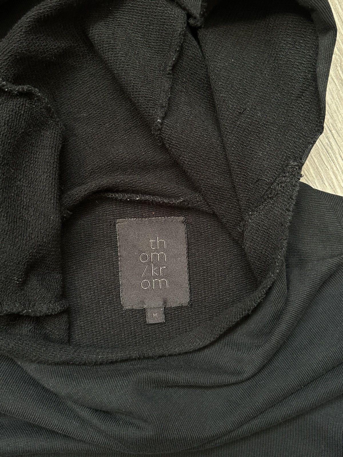 Thom Krom Thom Krom stealth avant garde hoodie Black M Size US M / EU 48-50 / 2 - 6 Thumbnail