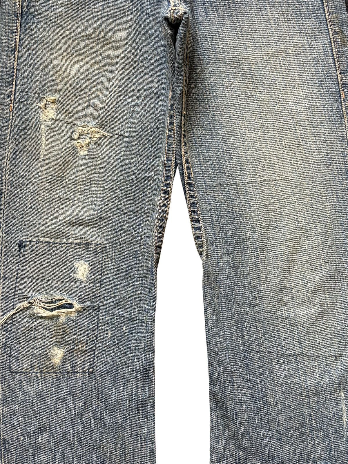 Tornado Mart Vintage Japanese Brand Patches Distress Flare Jeans Size US 29 - 3 Thumbnail