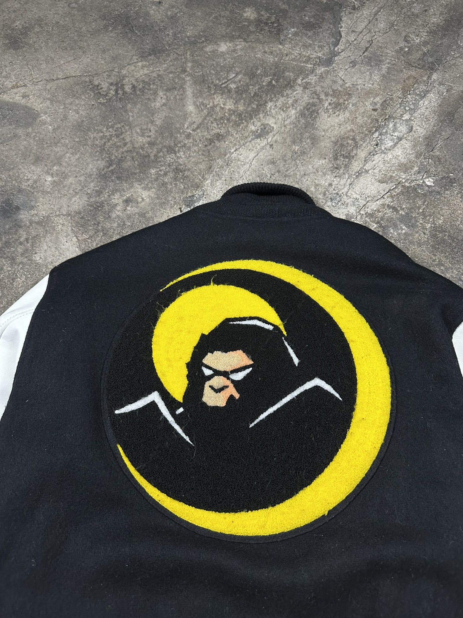 Bape Rare 2001 BAPE Batman Wool Varsity Jacket 2000s Size US M / EU 48-50 / 2 - 3 Thumbnail