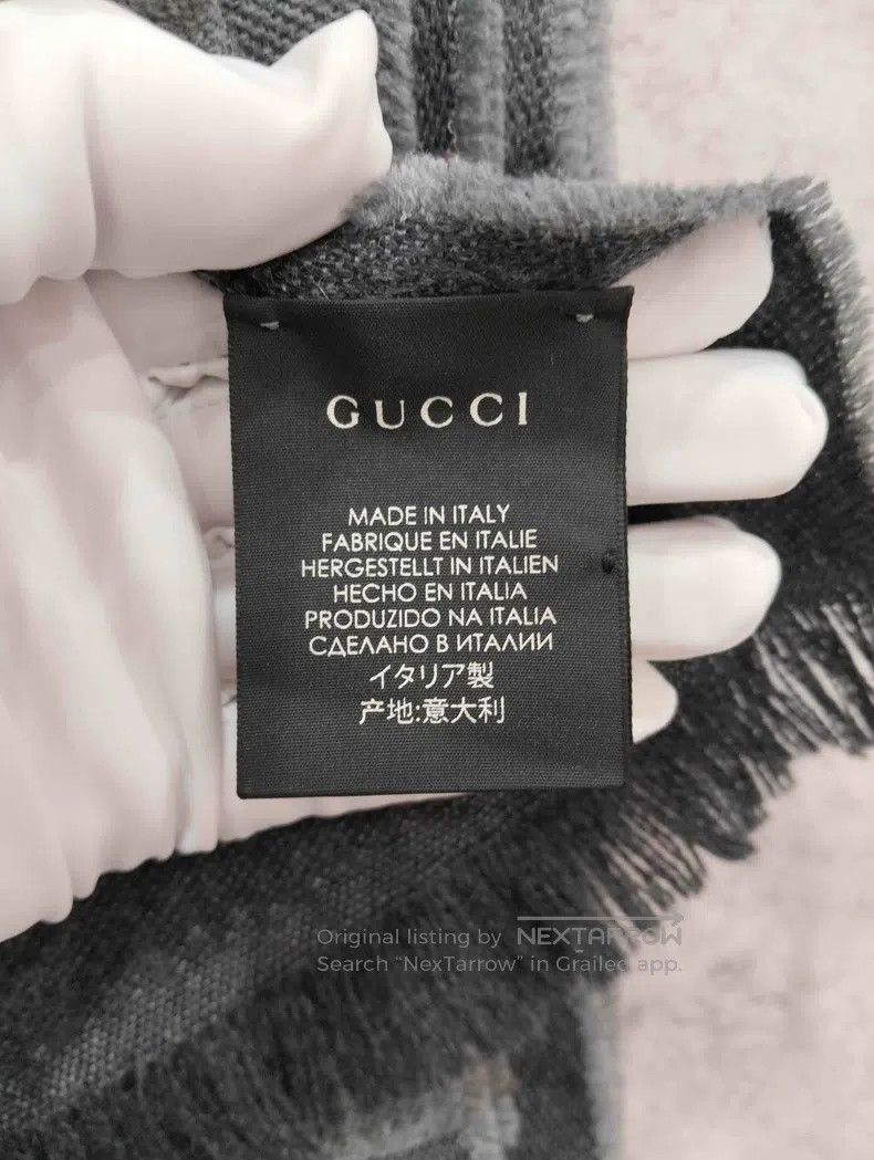 Gucci Gucci Full-printed velvet scarf Size ONE SIZE - 4 Thumbnail