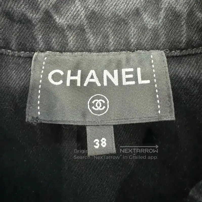Chanel Chanel Black Cotton Women's Jacket . Size M / US 6-8 / IT 42-44 - 6 Thumbnail