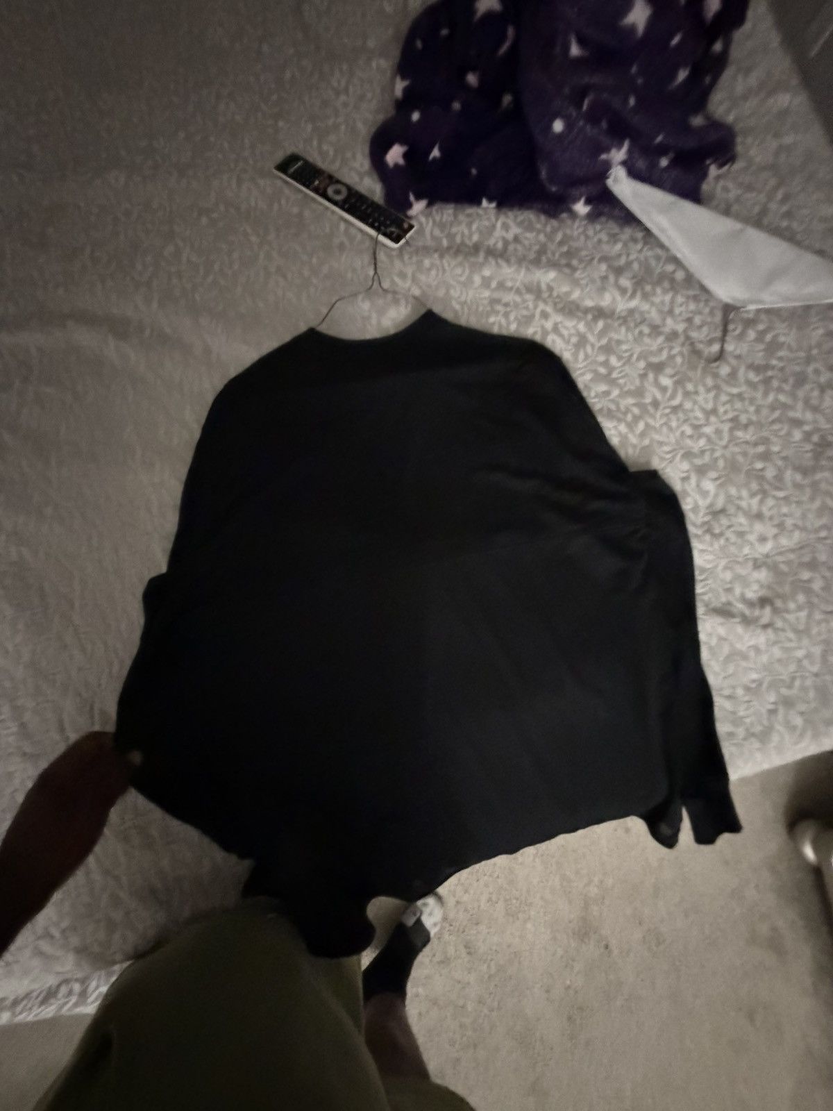 Supreme Supreme Arabic Mesh Long-Sleeve Top 'Black' Size US L / EU 52-54 / 3 - 7 Thumbnail