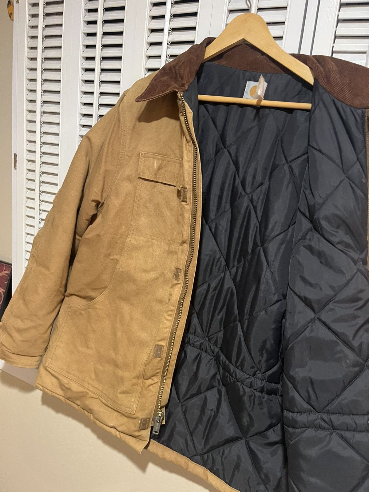 Carhartt 90s Brown Carhartt Arttic Jacket CQ186 / Union MADE Size US L / EU 52-54 / 3 - 5 Thumbnail