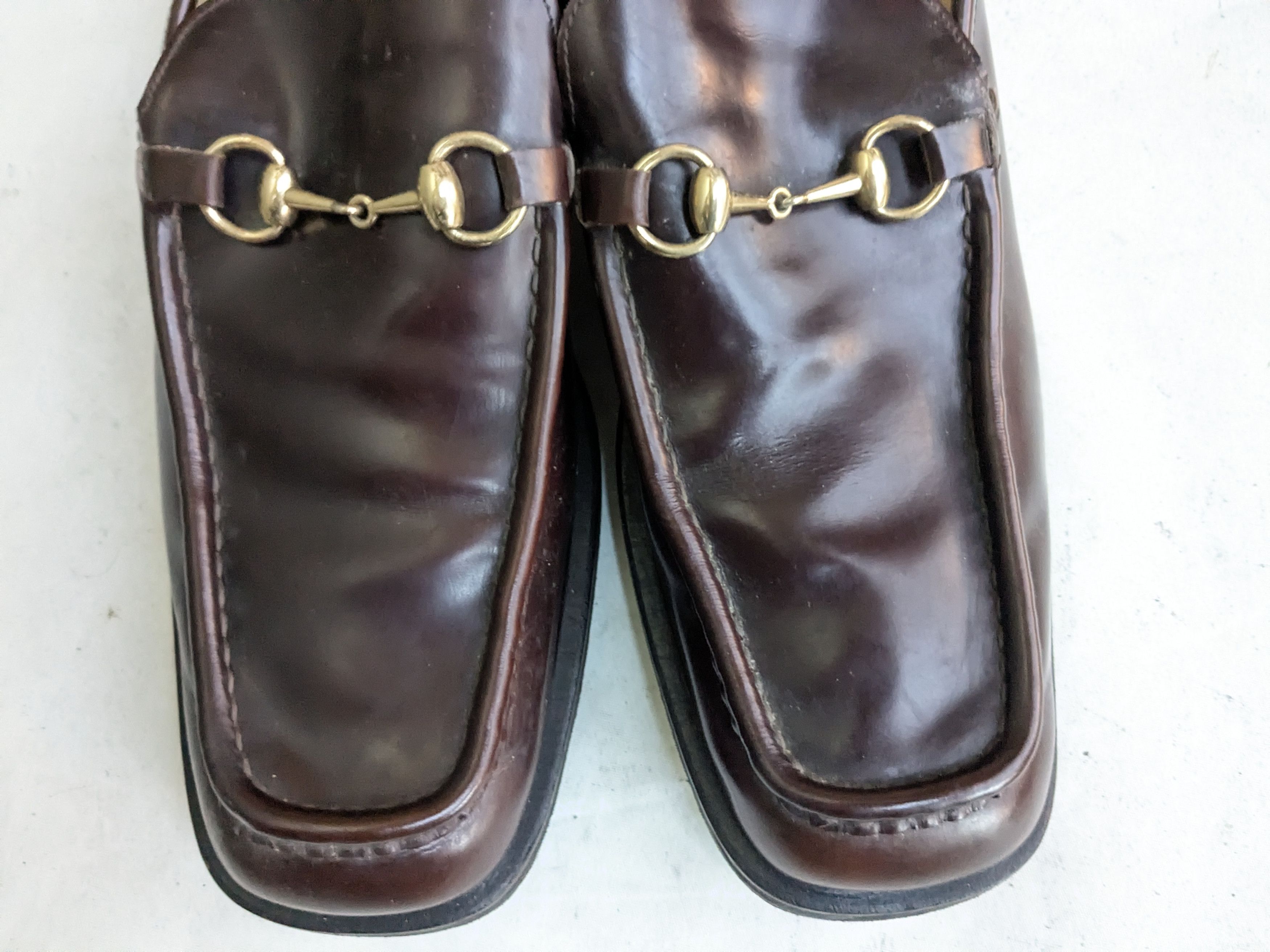 Gucci Gucci Horsebit Loafers Burgundy Leather 13 D Size US 13 / EU 46 - 3 Thumbnail