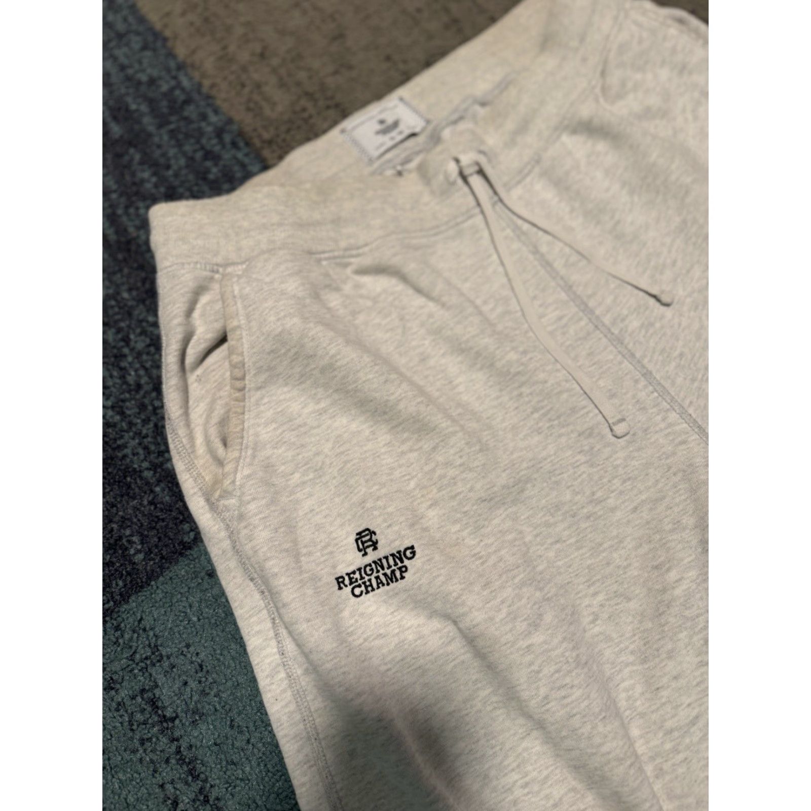 Reigning Champ VINTAGE Reigning Champ Midweight Terry Slim Sweatpant in Grey Size XL Size US 36 / EU 52 - 3 Thumbnail