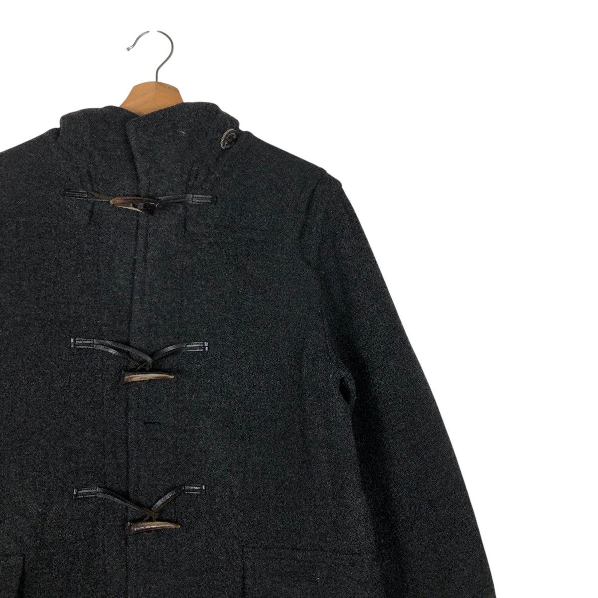 Burberry 📌Vintage Wool Long Jacket Duffle Thomas Burberry 1835 Size US L / EU 52-54 / 3 - 8 Thumbnail