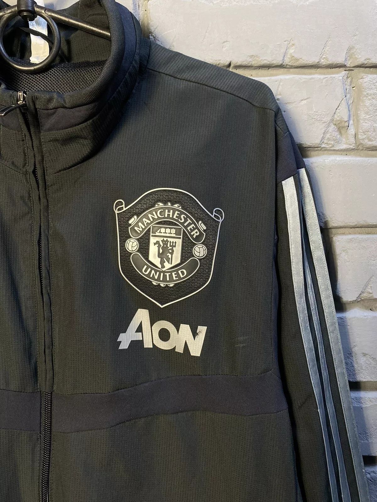 Adidas adidas Man United Pre Match Jacket Mens Track Top Sz L Size US L / EU 52-54 / 3 - 2 Thumbnail