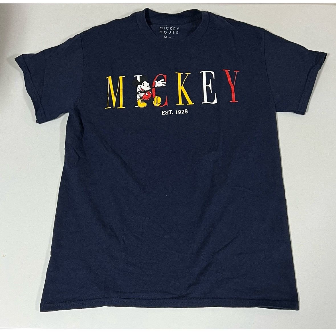 Disney Disney Navy Blue Mickey Mouse Graphic T-Shirt Tee Size S ♥️✨ Size US S / EU 44-46 / 1 - 2 Thumbnail