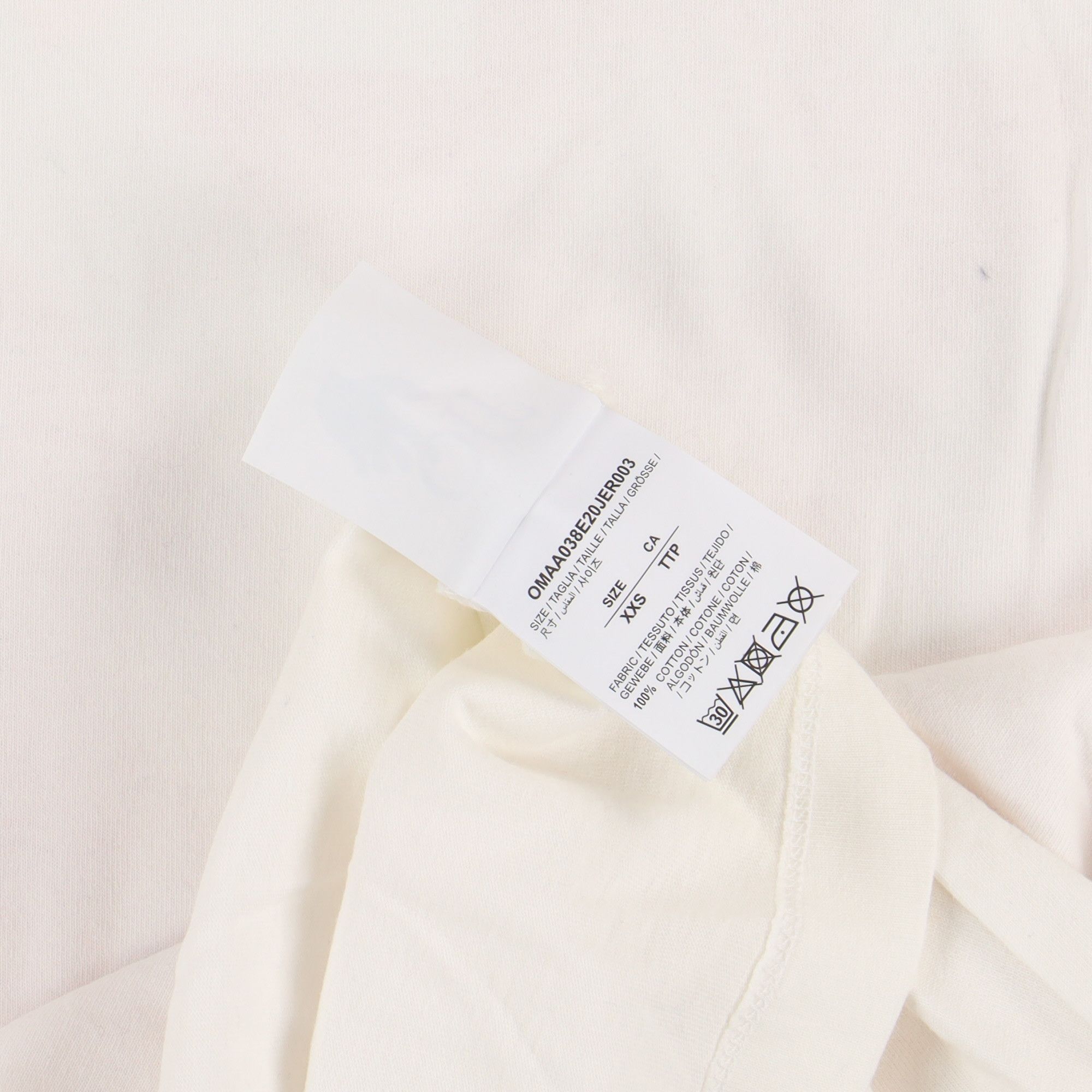 Off-White White and Red Stencil Arrows Oversized T-Shirt Size US XXS / EU 40 - 8 Thumbnail