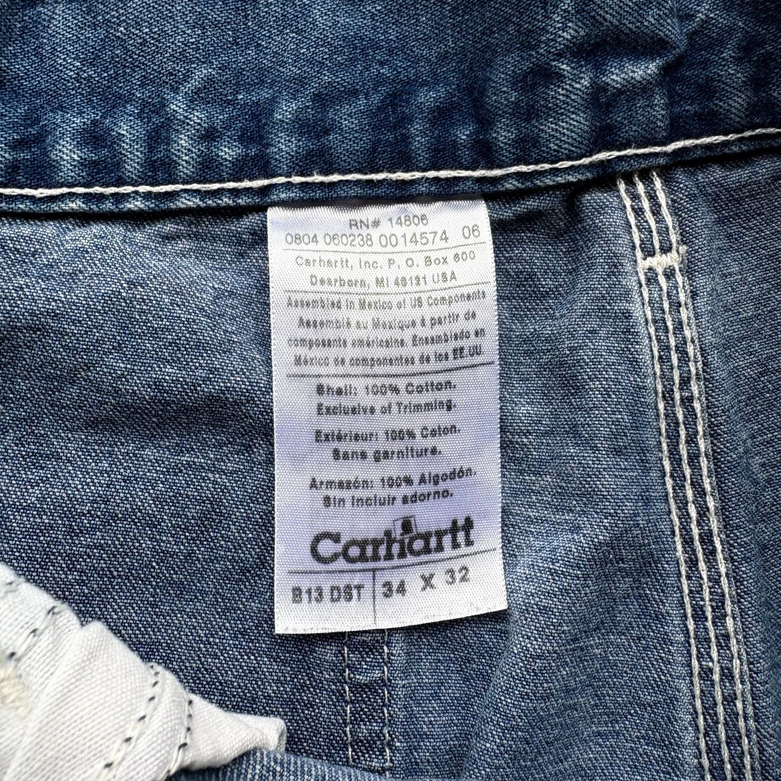 Carhartt × Vintage Vintage Baggy Carhartt Carpenter Jeans Size US 34 / EU 50 - 6 Thumbnail