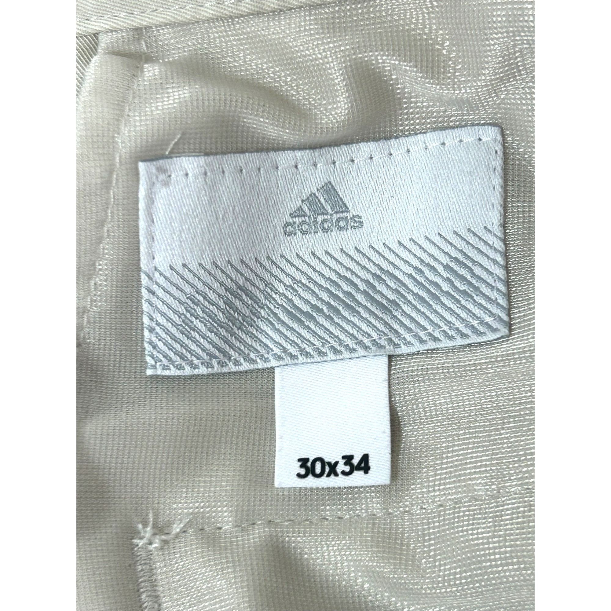 Adidas Adidas Men’s Pants 30 x 34 Light Beige Cargo Pocket Logo Ple Size US 30 / EU 46 - 2 Thumbnail