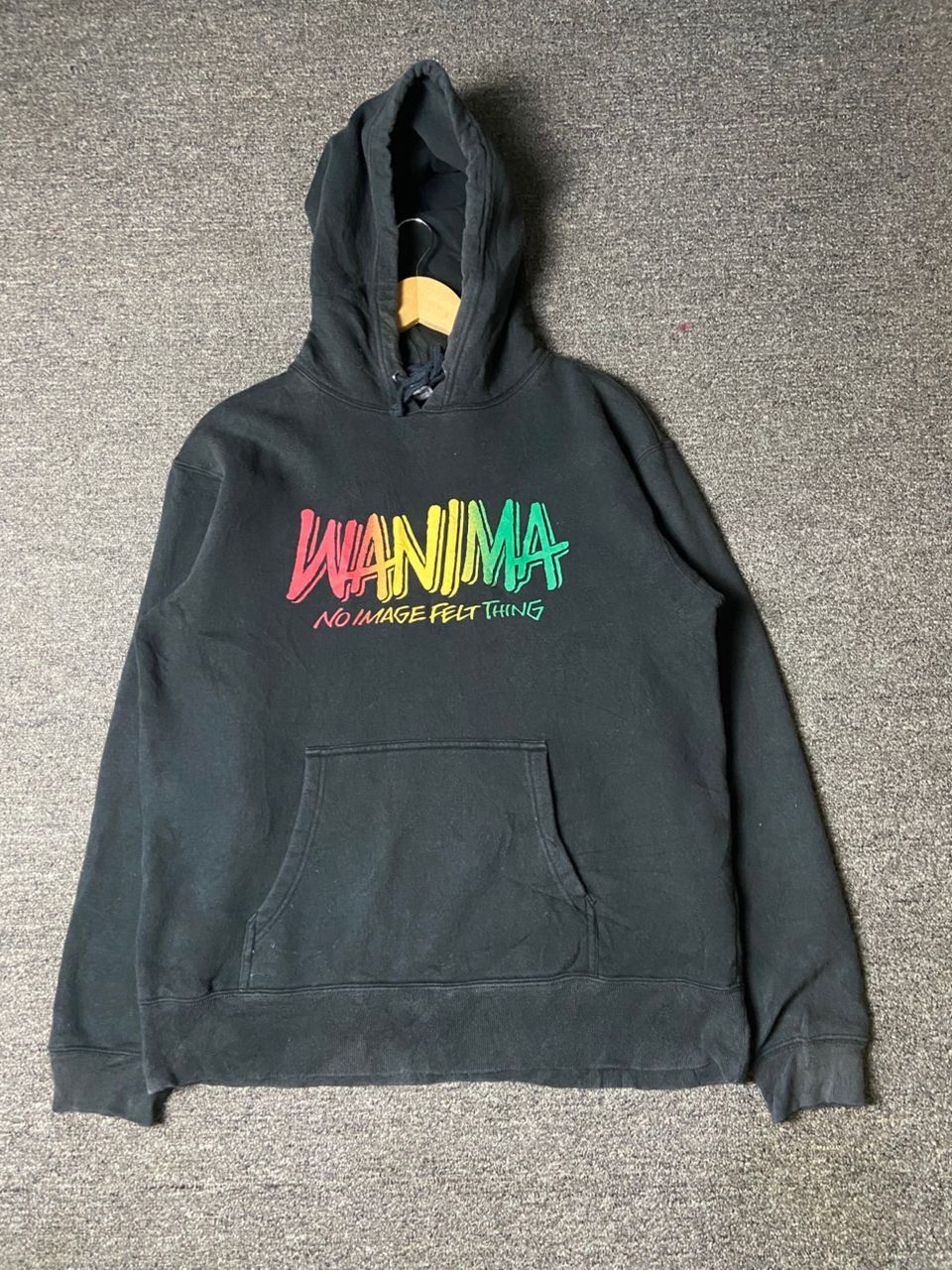 Japanese Brand WANIMA “No Image Felt Thing” Pullover Hoodie (178) Size US L / EU 52-54 / 3 - 1 Thumbnail
