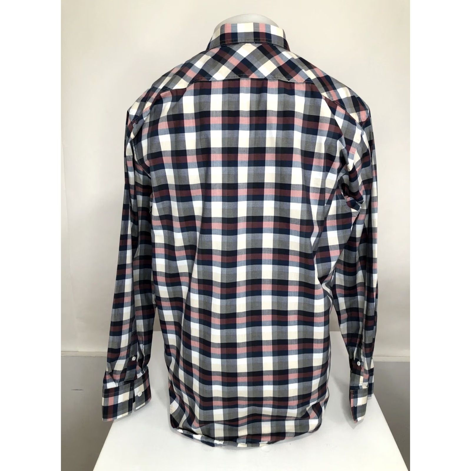 Billy Reid BILLY REID - Plaid Checked Mens XL Standard Cut Shirt Shirt Mens XL Plaid Multicolor Button-Up Long Sleeve Standard Cut Contacts C5 Size US XL / EU 56 / 4 - 5 Thumbnail