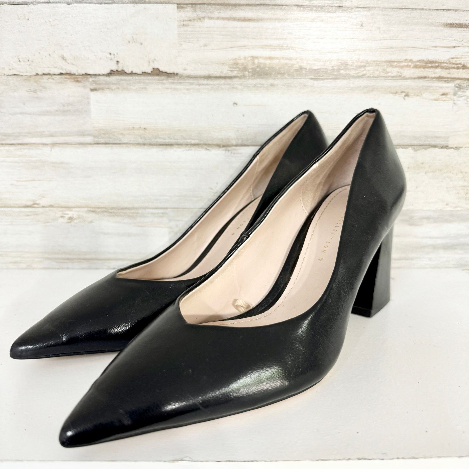 Zara Zara Patten Leather Pump Business Women Heels Size 39/8.5 Size US 8.5 / IT 38.5 - 1 Thumbnail