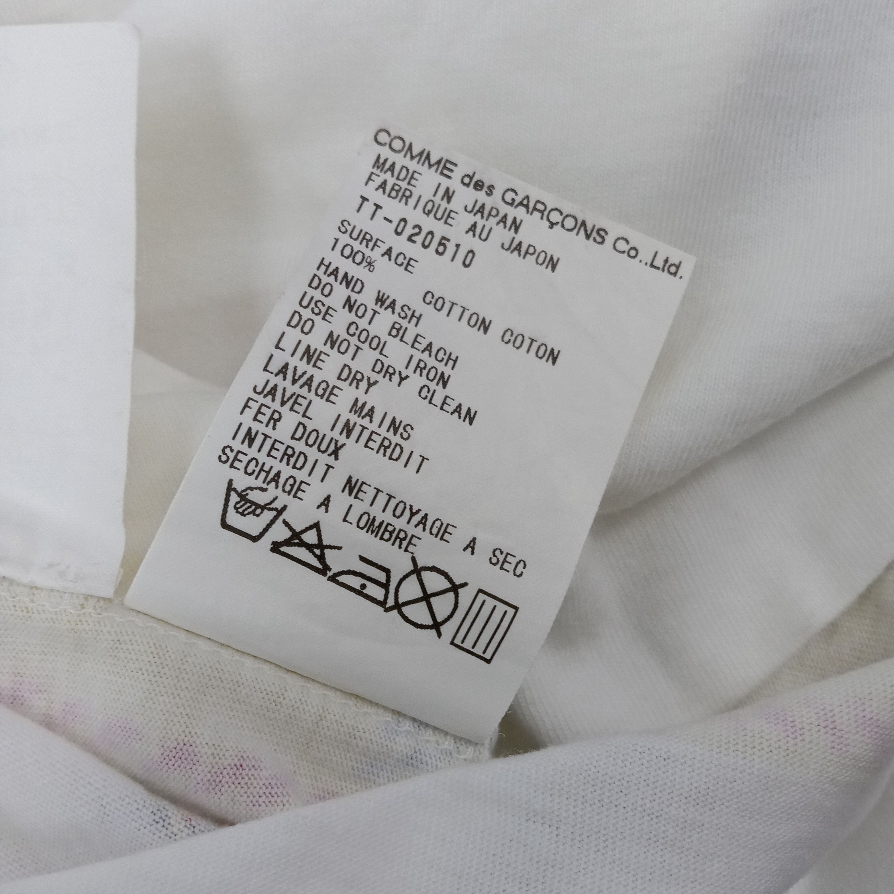 Tricot Comme des Garcons Tricot Comme Des Garcons Japanese Tshirt C267N21 Size S / US 4 / IT 40 - 6 Thumbnail