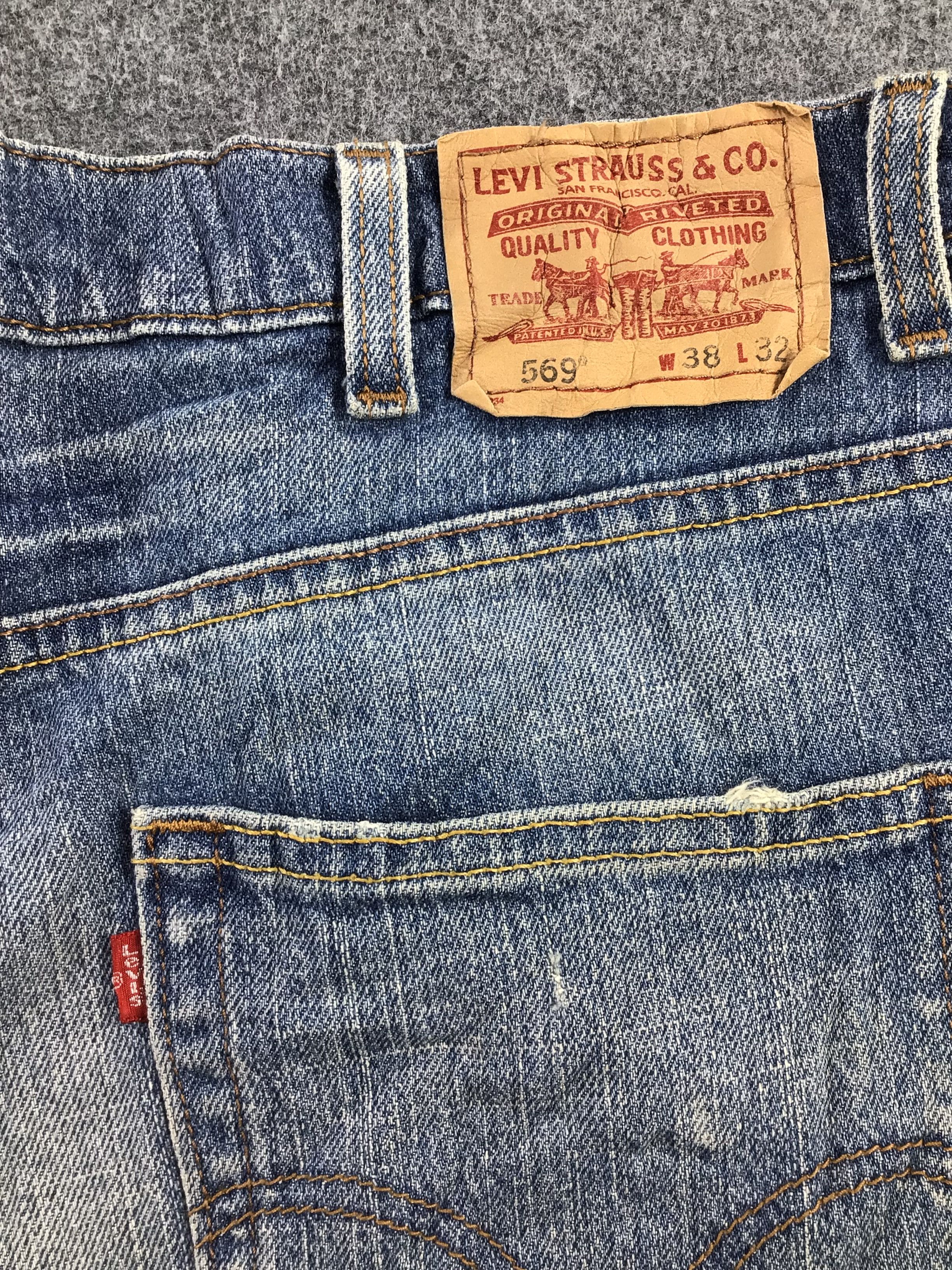 Levi's Vintage Levis 569 Jeans -J857A Size US 39 - 5 Thumbnail