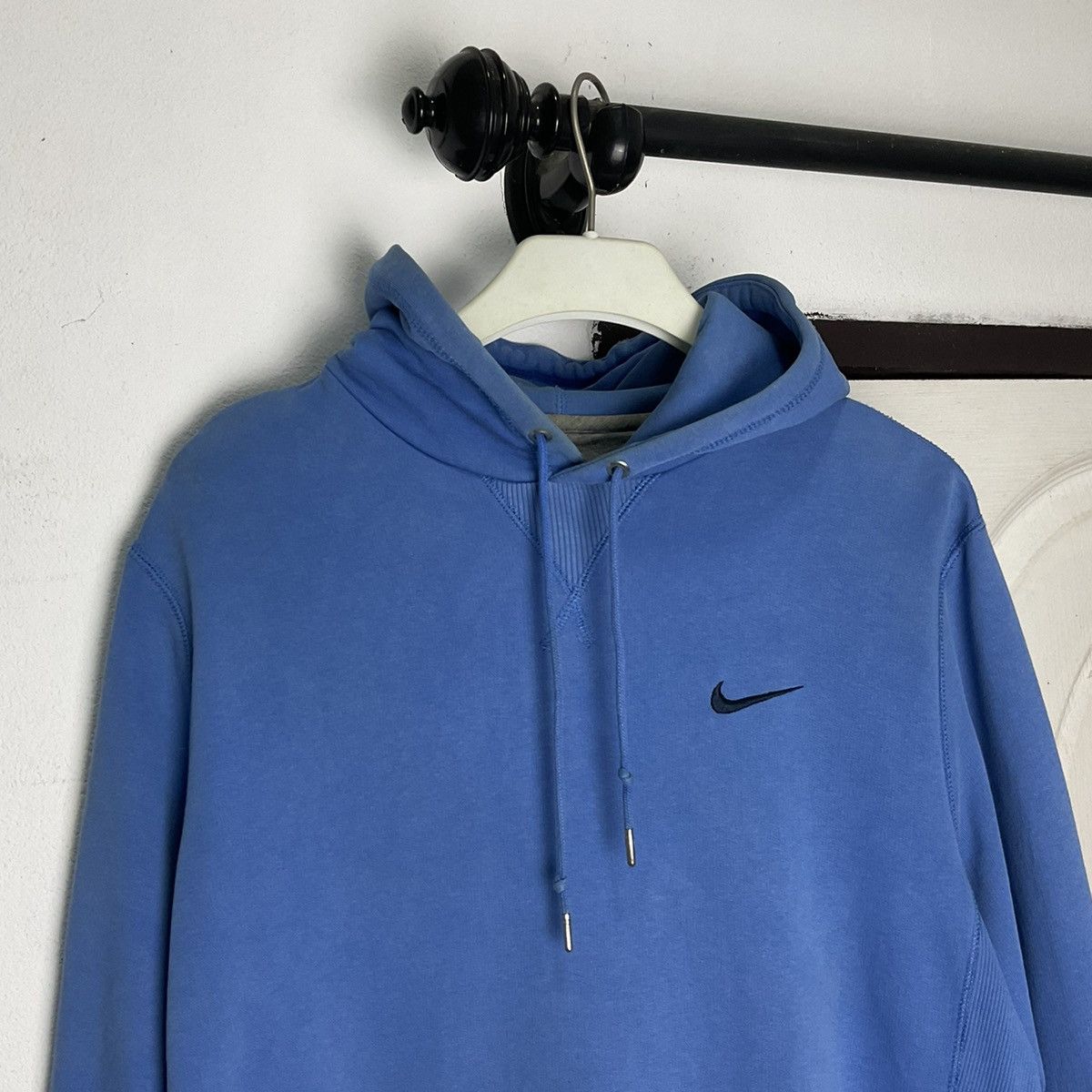 Nike × Vintage Vintage 00s Blue Nike Hoodies Size US M / EU 48-50 / 2 - 2 Thumbnail