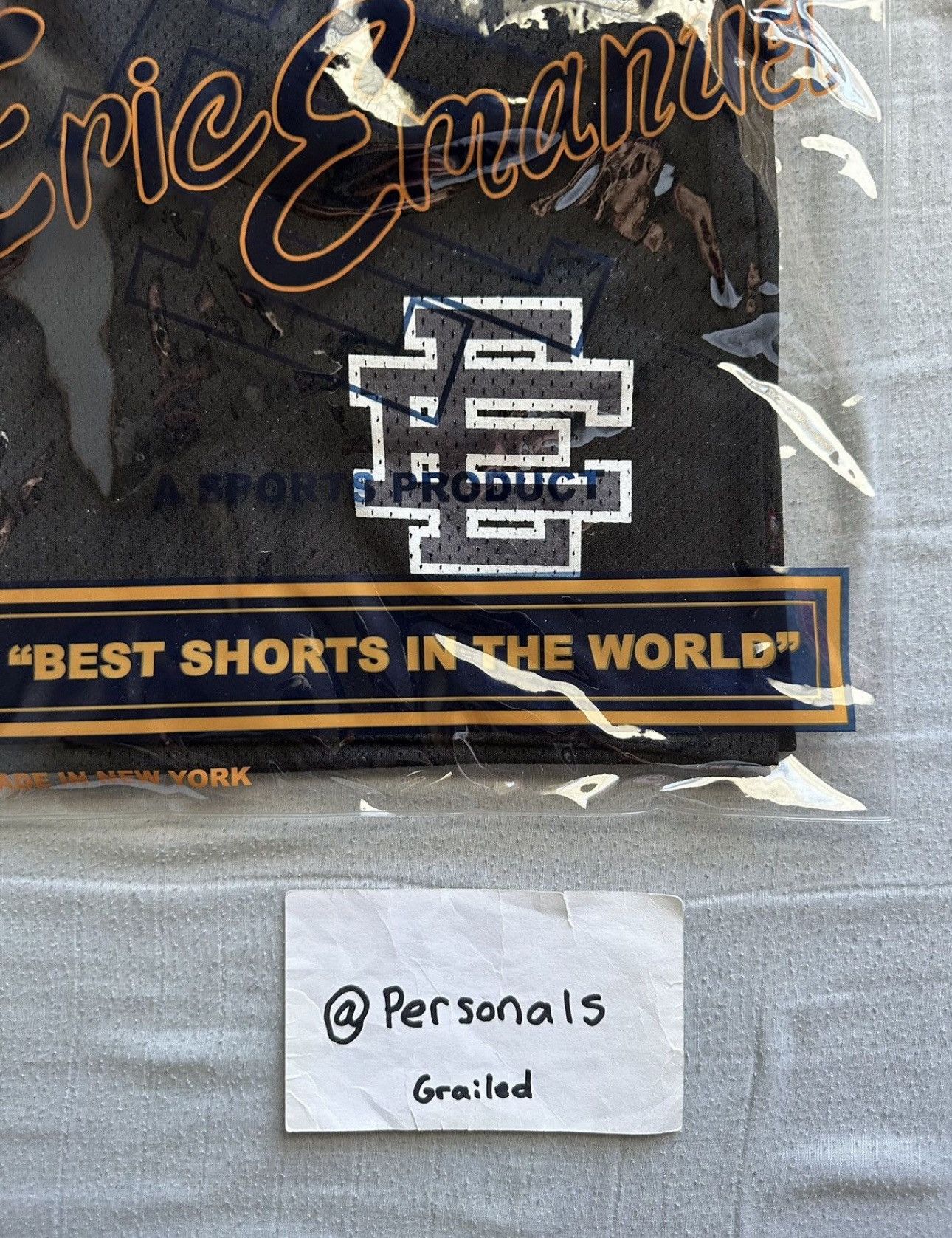 Eric Emanuel Eric Emanuel Basic Shorts Black Grey Large Size US 34 / EU 50 - 2 Thumbnail