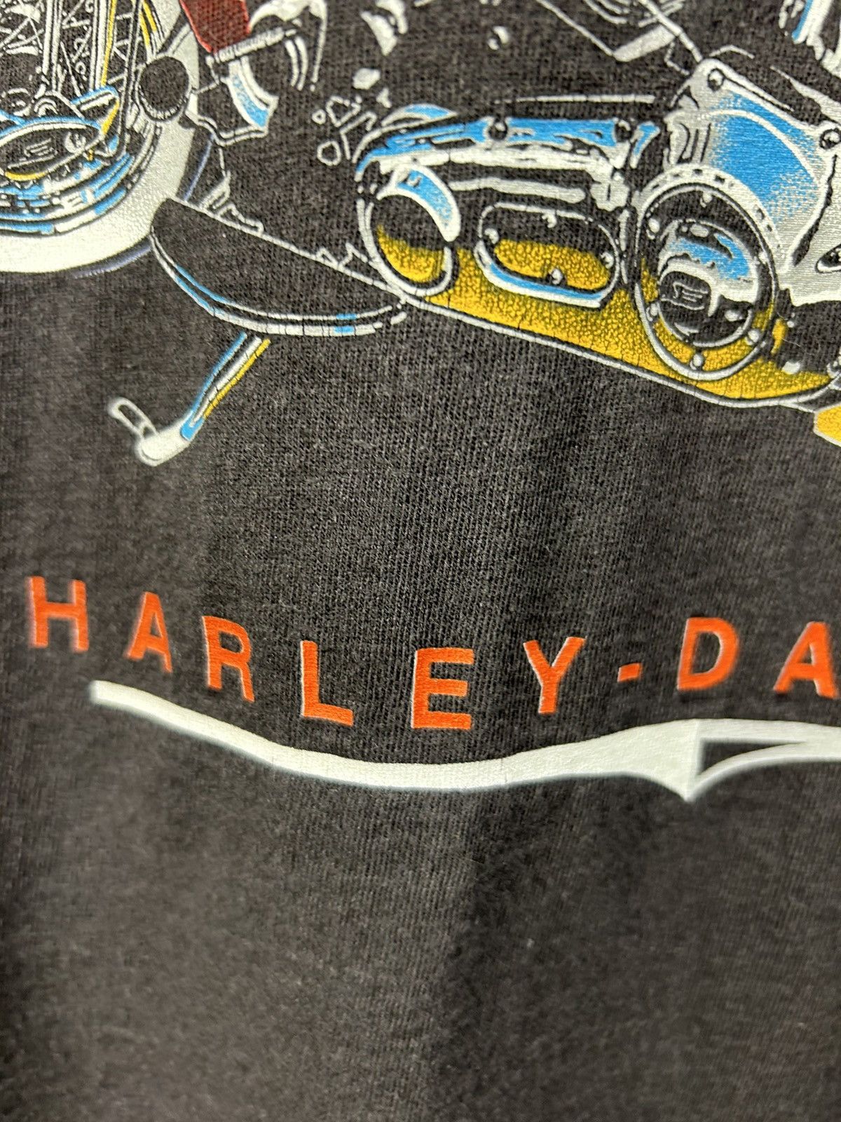 Harley Davidson Vintage 90s Holoubke Harley Davidson Shirt 1992 Black Size US L / EU 52-54 / 3 - 11 Thumbnail