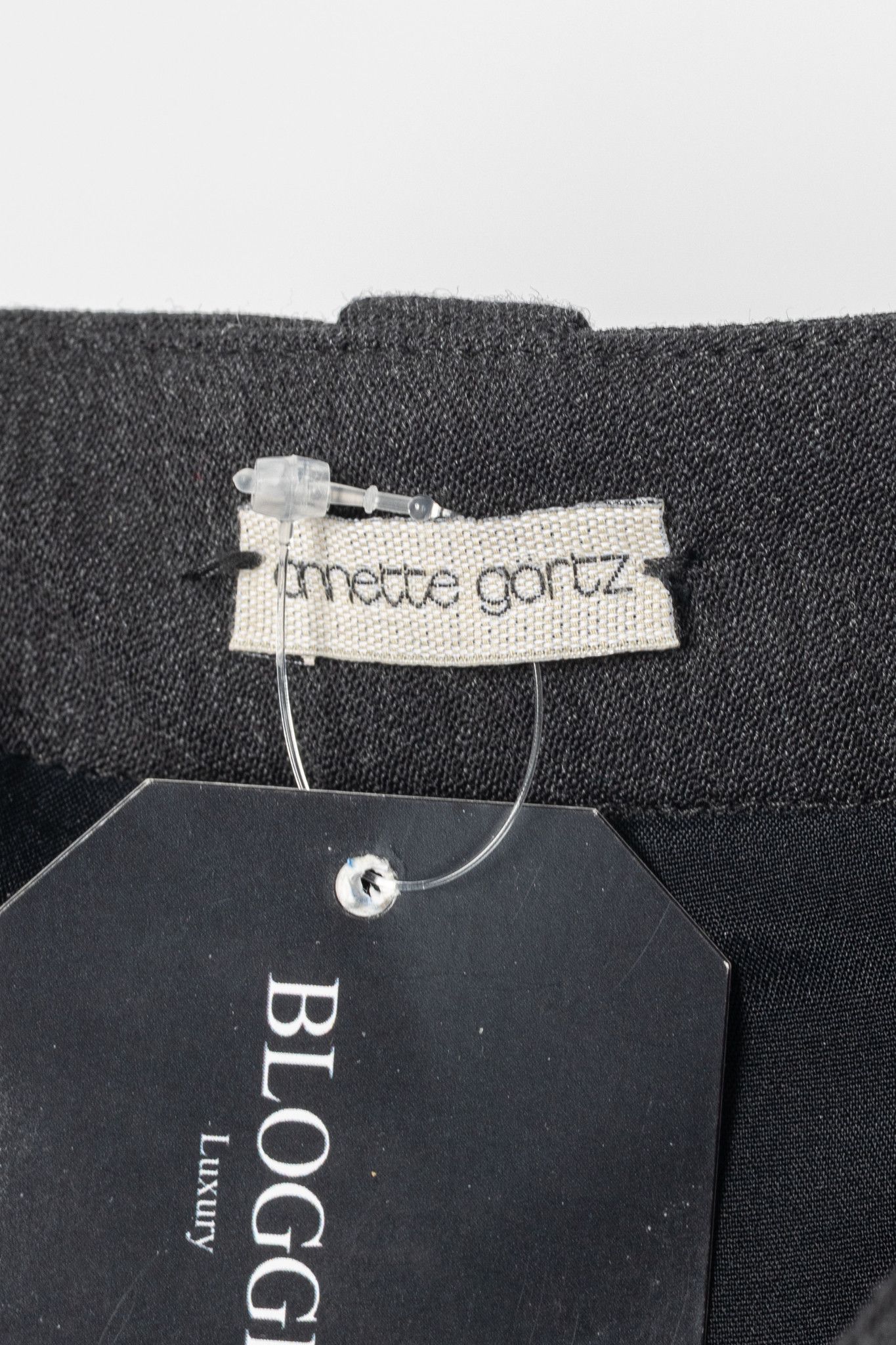 Annette Gortz Annette Gortz AW13 "Only" Wool-Flannel Knit-Trim Trousers Size 34" / US 12 / IT 48 - 8 Thumbnail