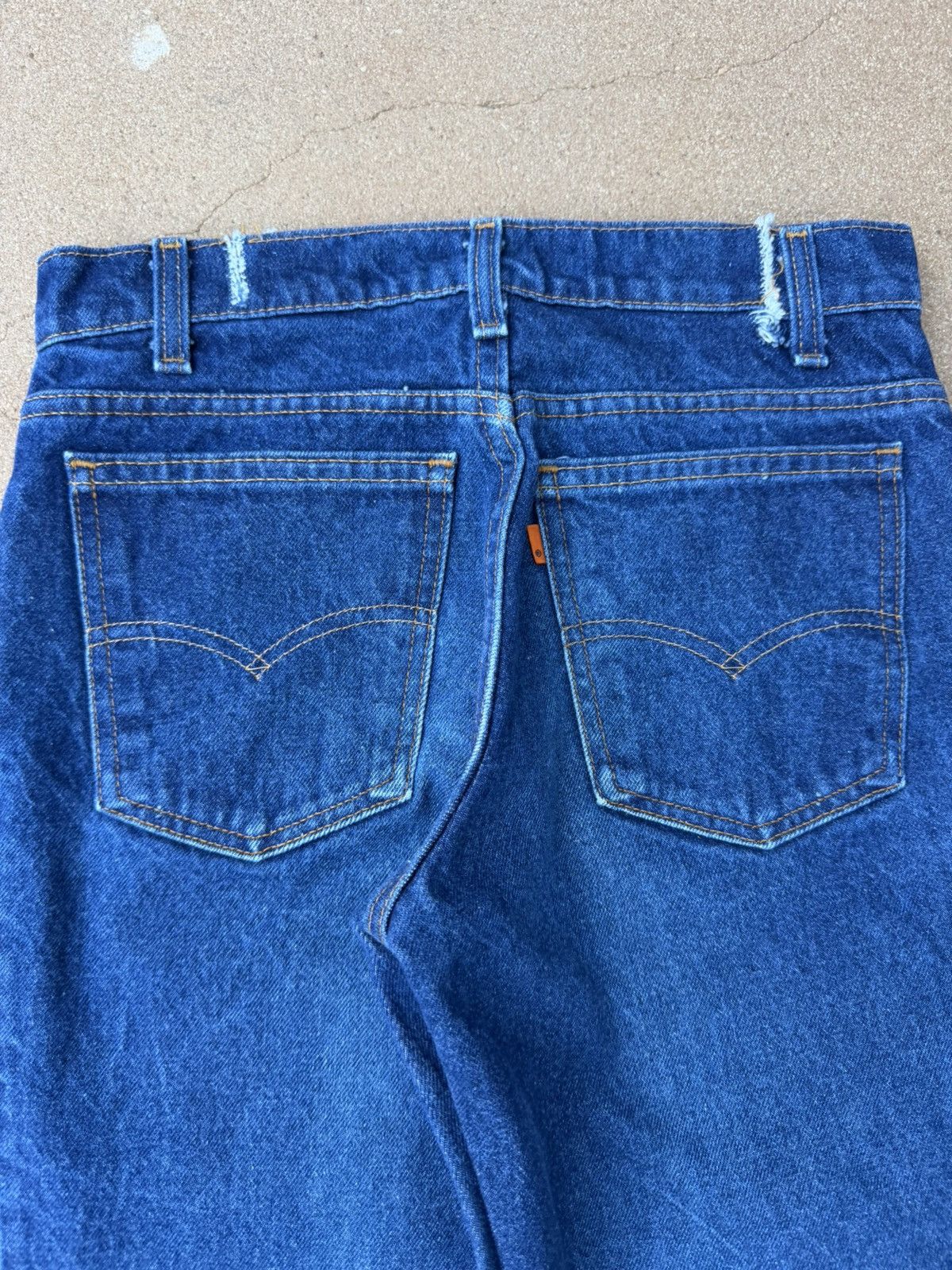 Levi's Vtg 80’s Levi’s 684 Orange Tab Bellbottom Flare Jeans 29x34 Size US 29 - 7 Thumbnail