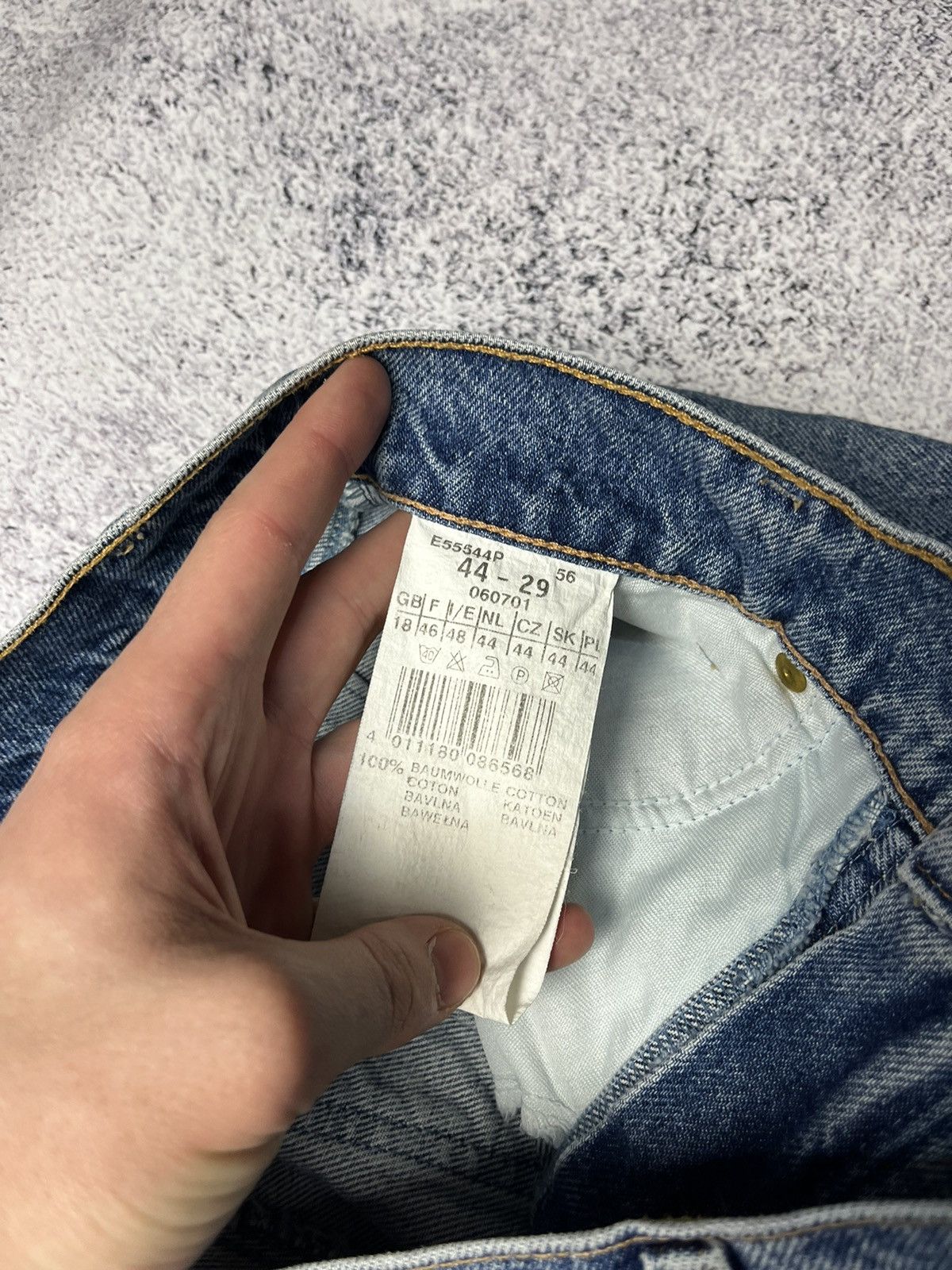 Vintage 🔥New! Vintage Jeans H.I.S Acid Wash Blue Made In USA Size US 32 / EU 48 - 8 Thumbnail