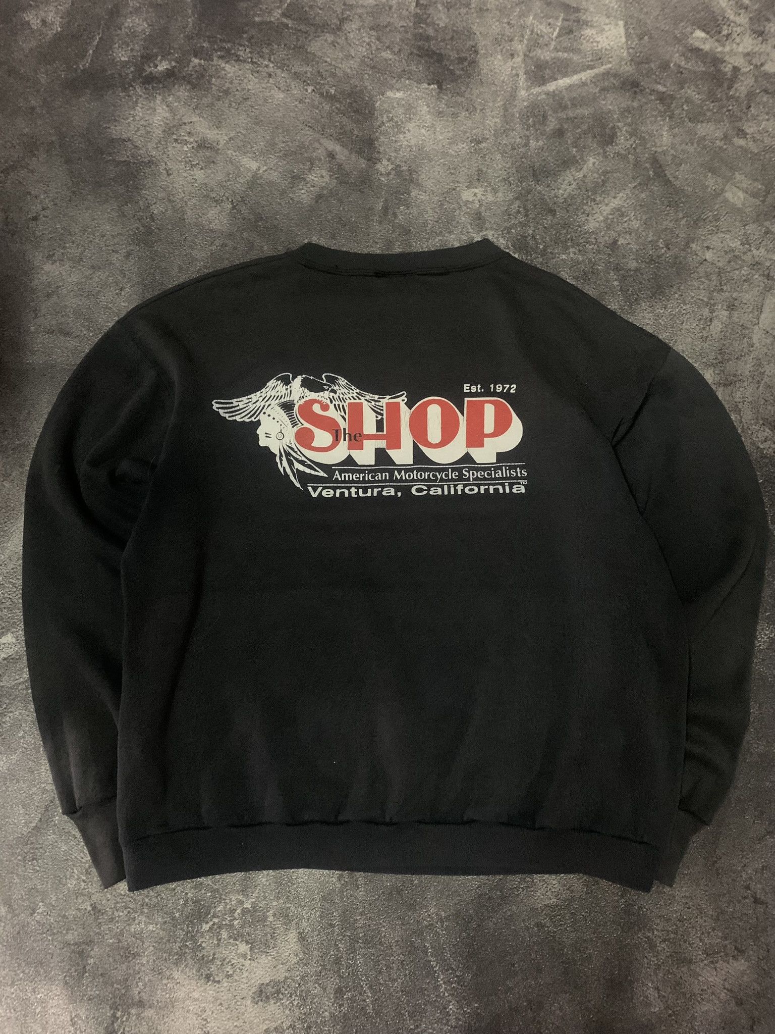 Harley Davidson 💎 Vintage 3D Emblem 1992 Harley Davidson Sweatshirts Size US XL / EU 56 / 4 - 5 Thumbnail
