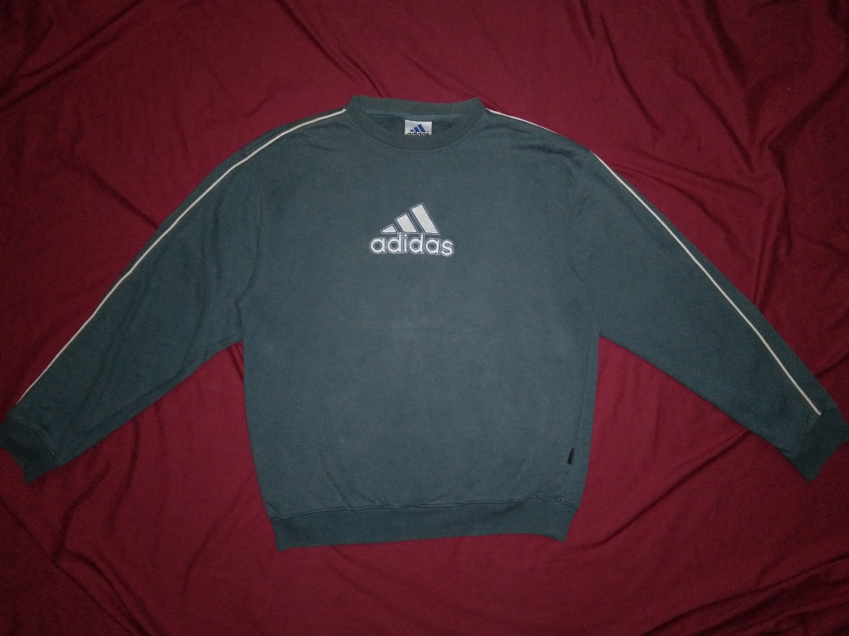 Adidas × Vintage VTG 2000s y2k Adidas Embroidered Sweatshirt Size US M / EU 48-50 / 2 - 2 Thumbnail