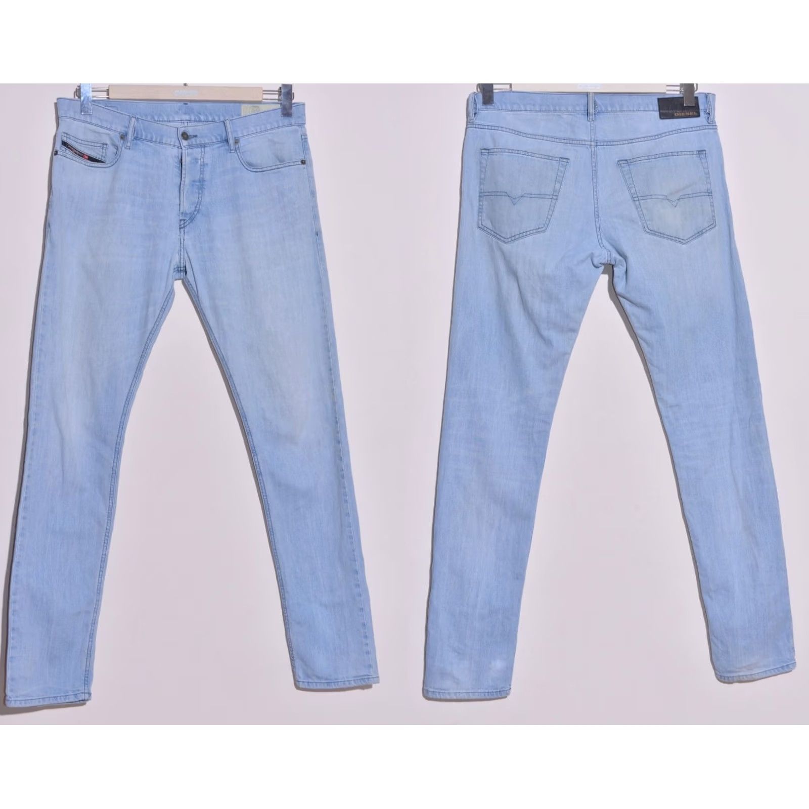 Diesel DIESEL D-LUSTER Jeans Slim Fit Light Blue Mens W34 L34 Shirt? Size US 34 / EU 50 - 2 Thumbnail