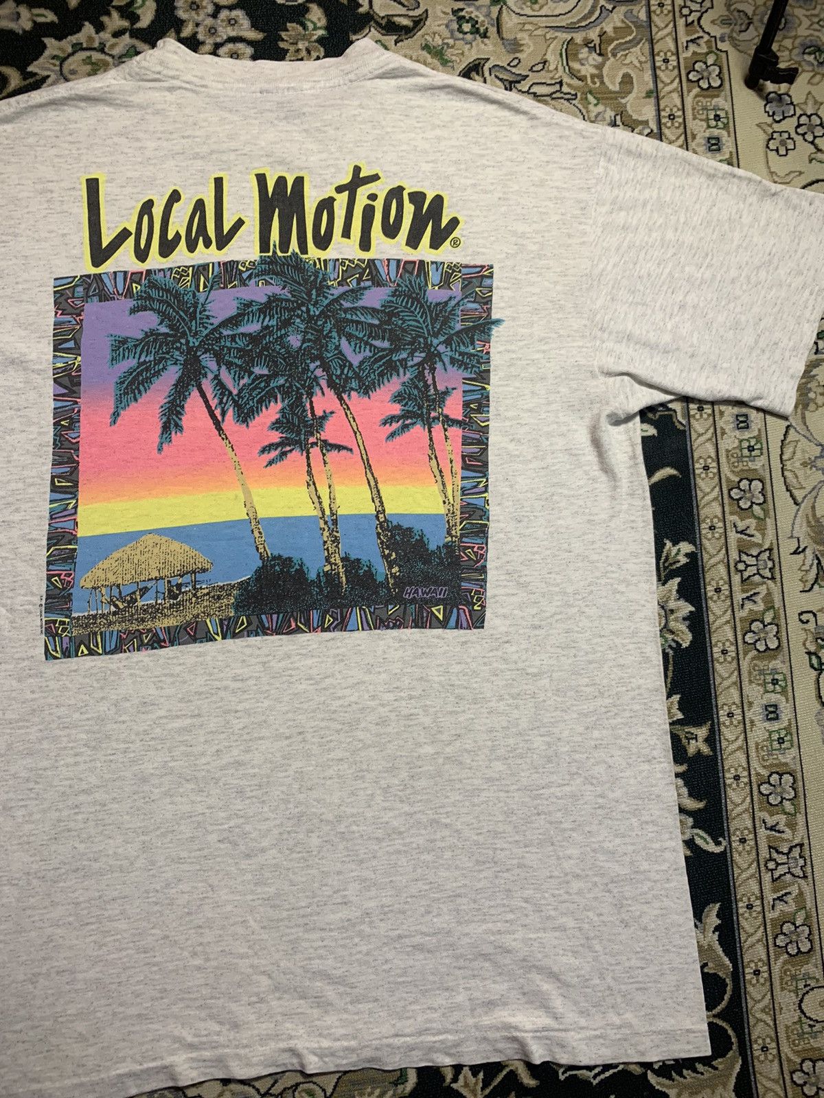 Vintage 90s LOCAL MOTION HAWAII SHIRT NICE BACKHIT Size US M / EU 48-50 / 2 - 10 Thumbnail