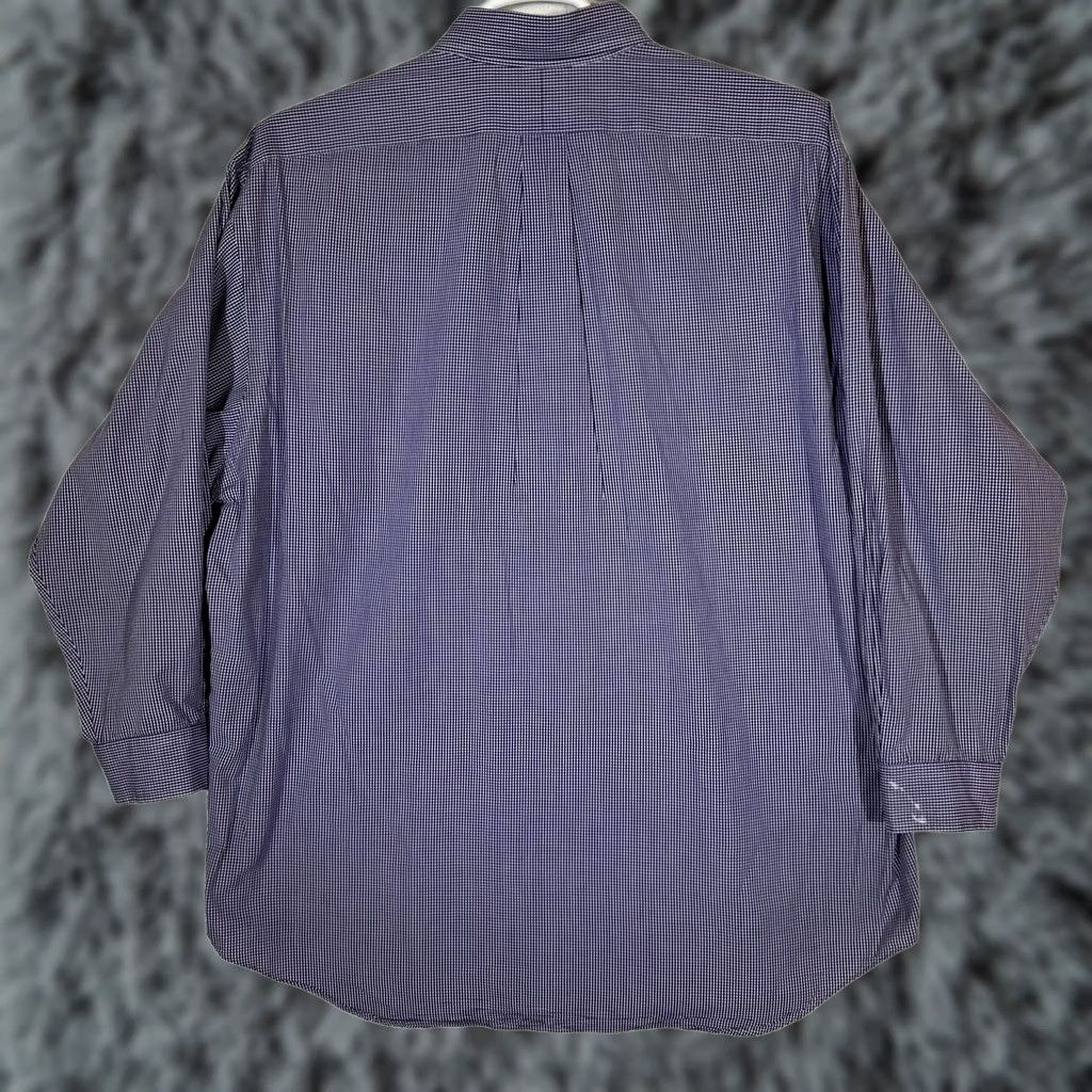 Ralph Lauren VINTAGE Ralph Lauren Shirt Mens 17.5 32/33 Purple Gingham Yarmouth Button Down Size US XXL / EU 58 / 5 - 1 Thumbnail