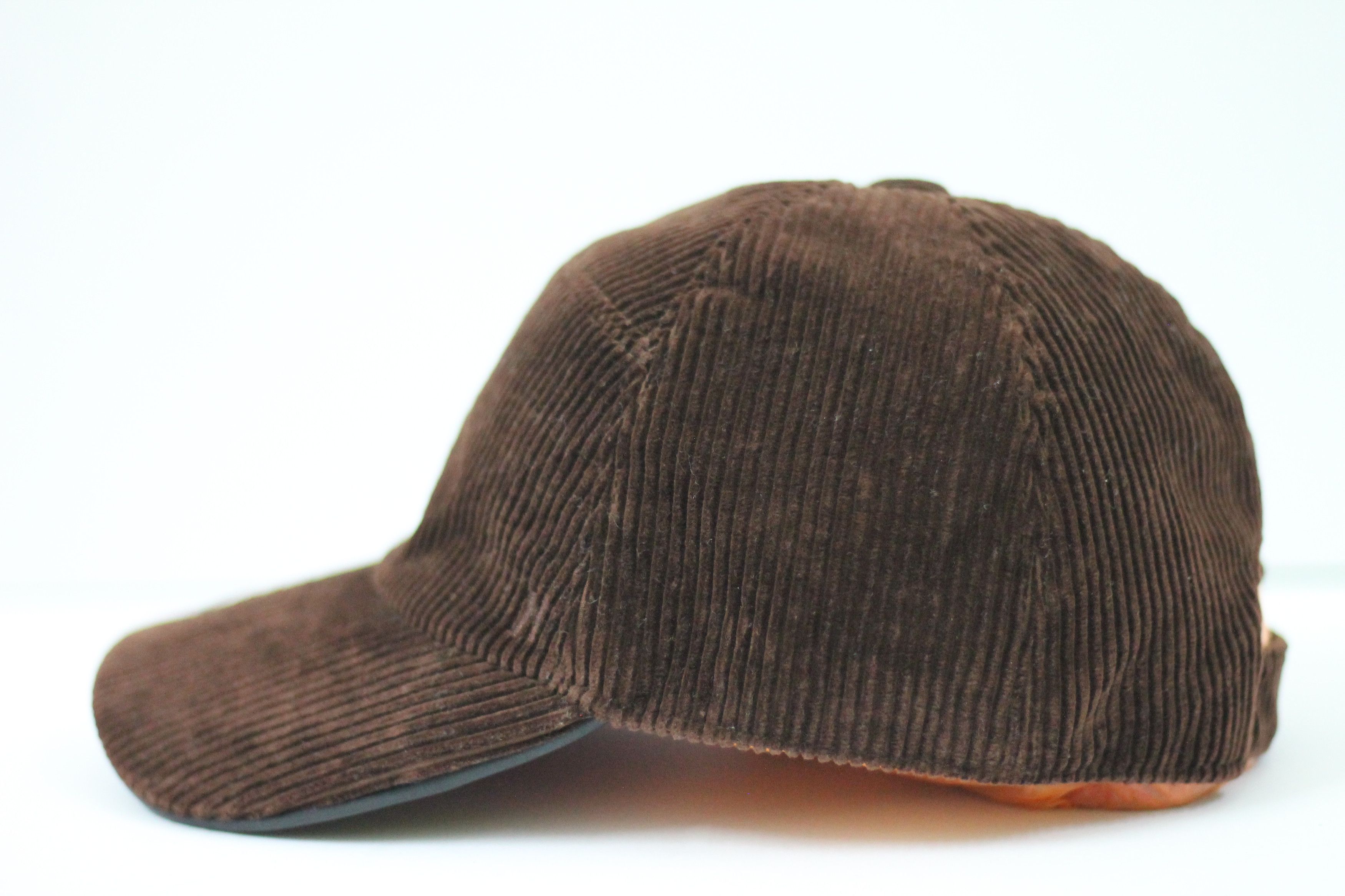 Hermes Vintage HERMES Corduroy H Logo Cap. Size ONE SIZE - 4 Thumbnail