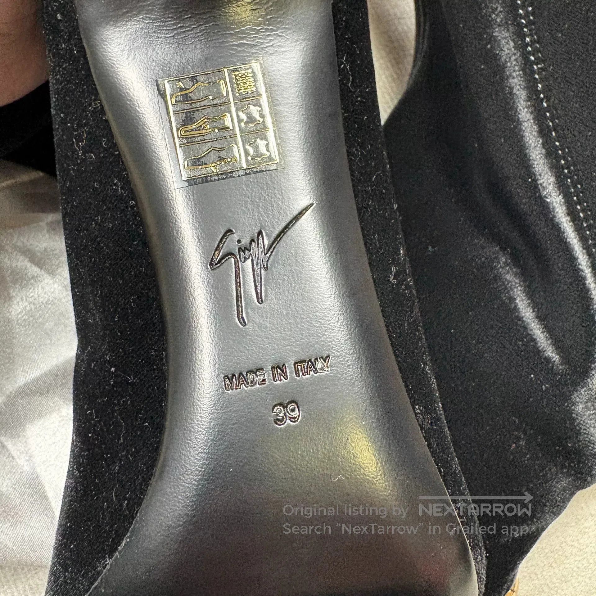 Giuseppe Zanotti GIUSEPPE ZANOTTI Velvet High Heels. Size US 8 / IT 38 - 6 Thumbnail