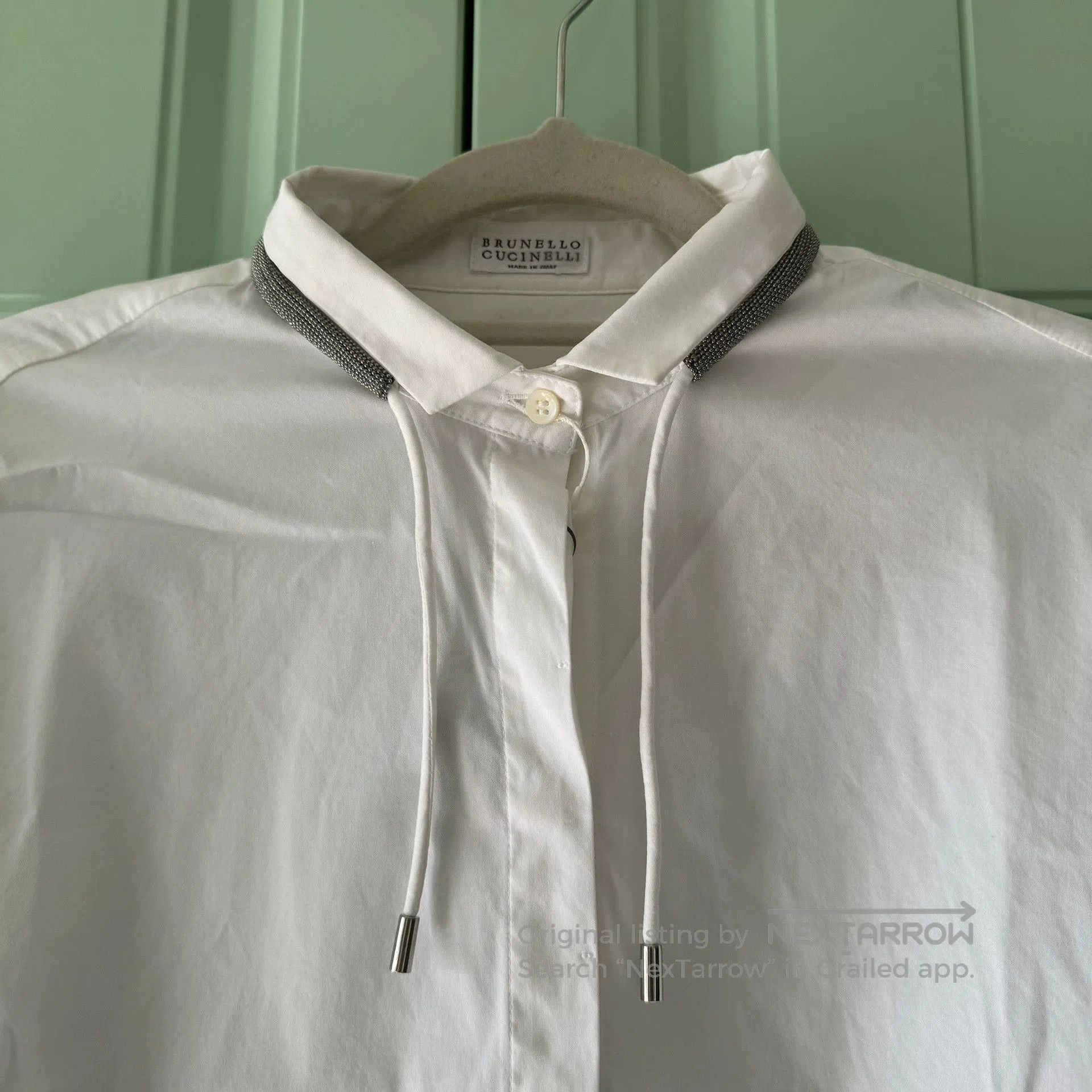 Brunello Cucinelli Brunello Cucinelli White Shirt M. Size US M / EU 48-50 / 2 - 2 Thumbnail