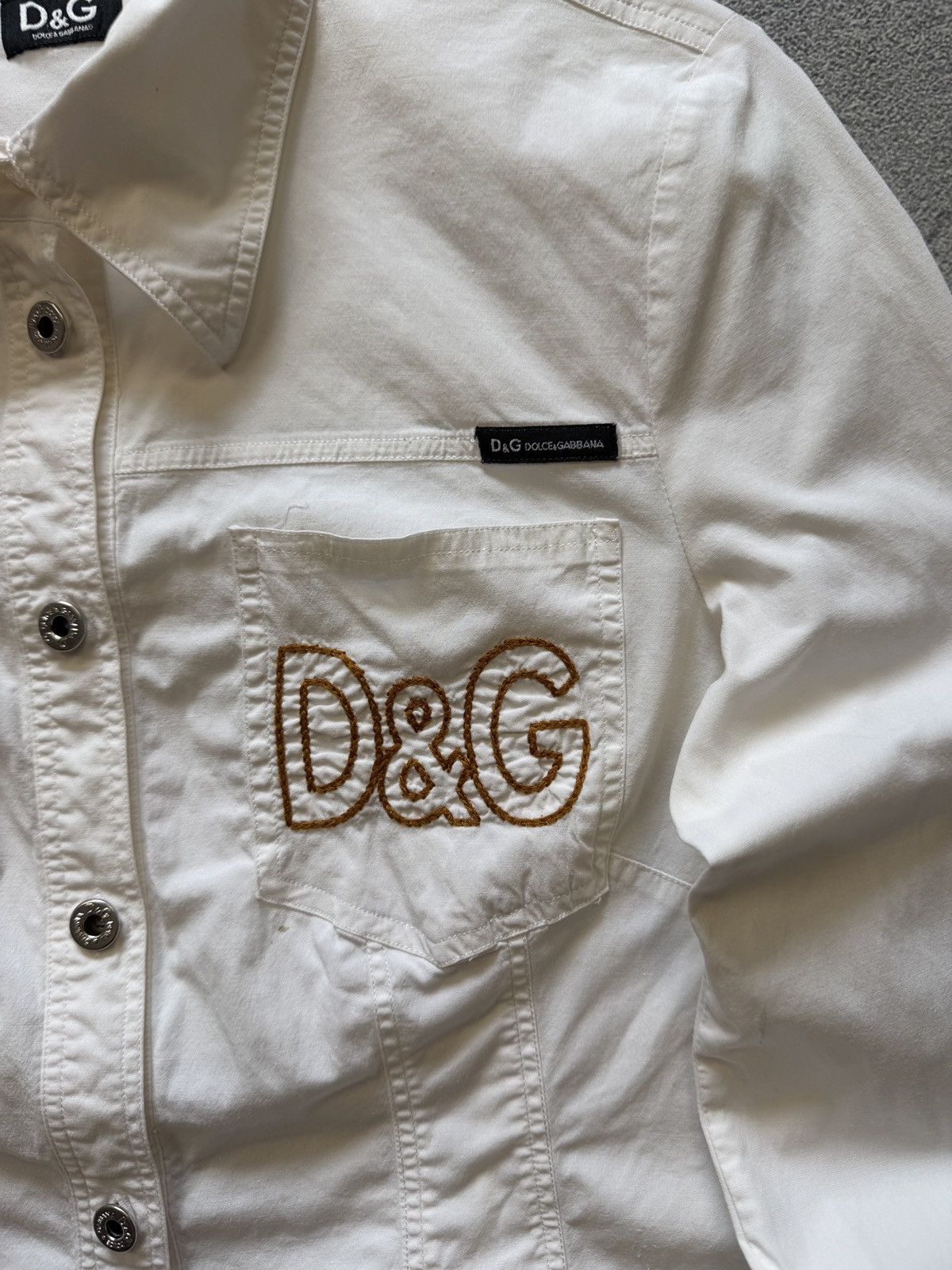 Dolce & Gabbana Vintage Dolce & Gabbana Shirt Big Logo Size M / US 6-8 / IT 42-44 - 3 Thumbnail