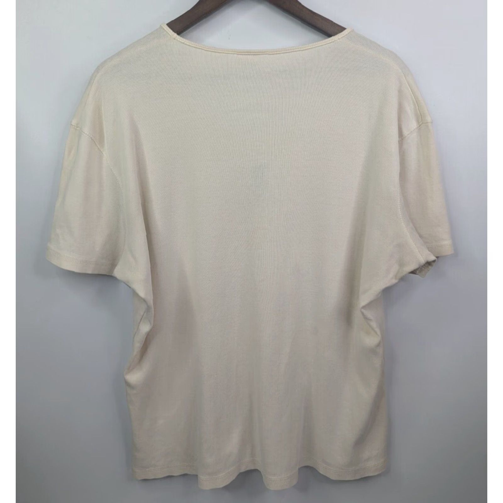 Vintage VINTAGE Crazy Shirts Hawaii Palm Desert Scoop Neck Beige Top Size XL Combed Cotton Shirt Graphic Tee Women D Size XL / US 12-14 / IT 48-50 - 3 Thumbnail