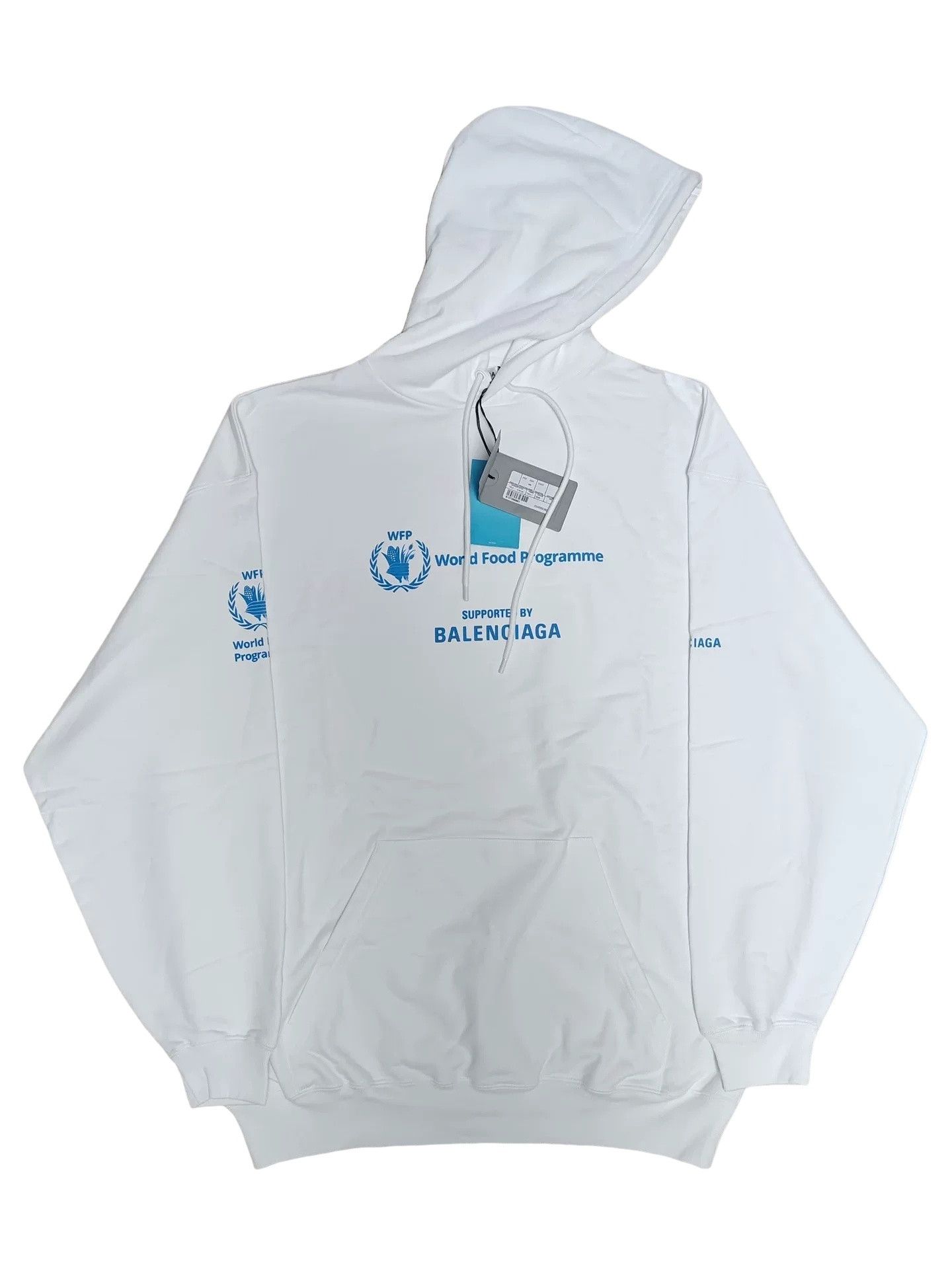 Balenciaga Balenciaga WFP World Food Programme Hoodie Size L Size US L / EU 52-54 / 3 - 1 Thumbnail