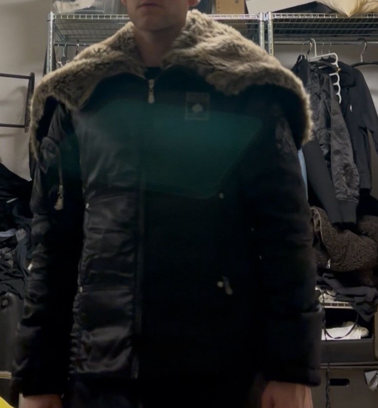 Other Black Puffer Jacket with "Split-Hood" Size US XL / EU 56 / 4 - 4 Thumbnail