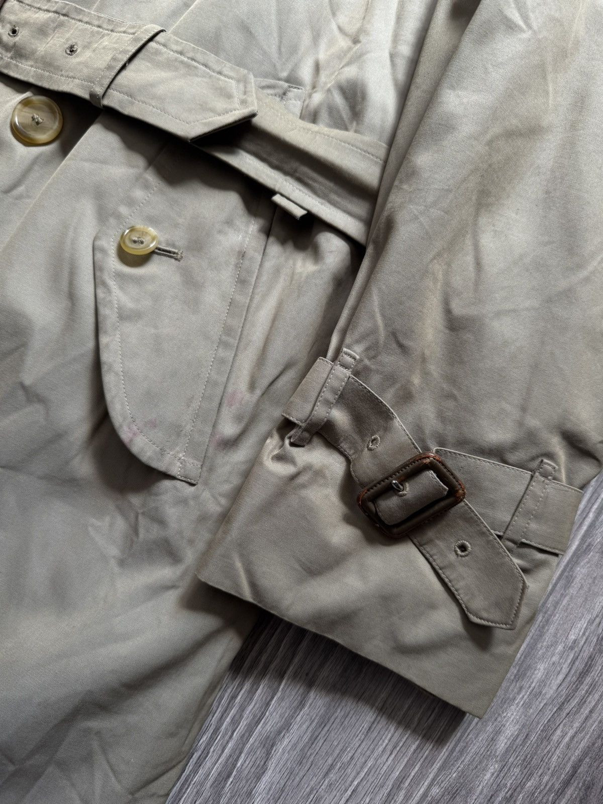 Burberry Burberrys’ Prorsum Ladage&Oelke Double-Brested TrenchCoat 56 Size US XL / EU 56 / 4 - 6 Thumbnail