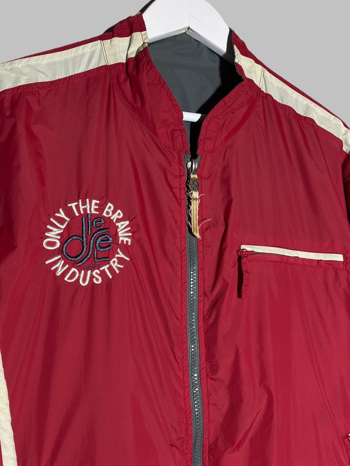 Diesel 🔥 VINTAGE 00s DIESEL REVERSIBLE BOMBER JACKET Y2K GRAIL RARE Size US XL / EU 56 / 4 - 12 Thumbnail