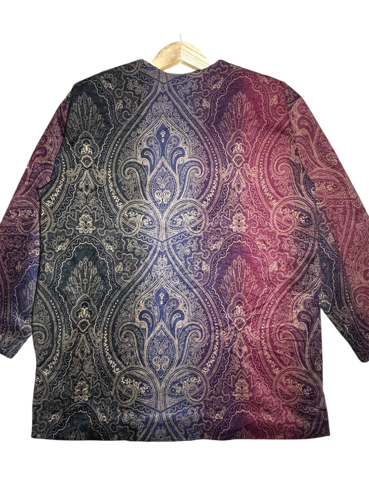 Japanese Brand Bern Paisley Pattern Size L / US 10 / IT 46 - 4 Thumbnail