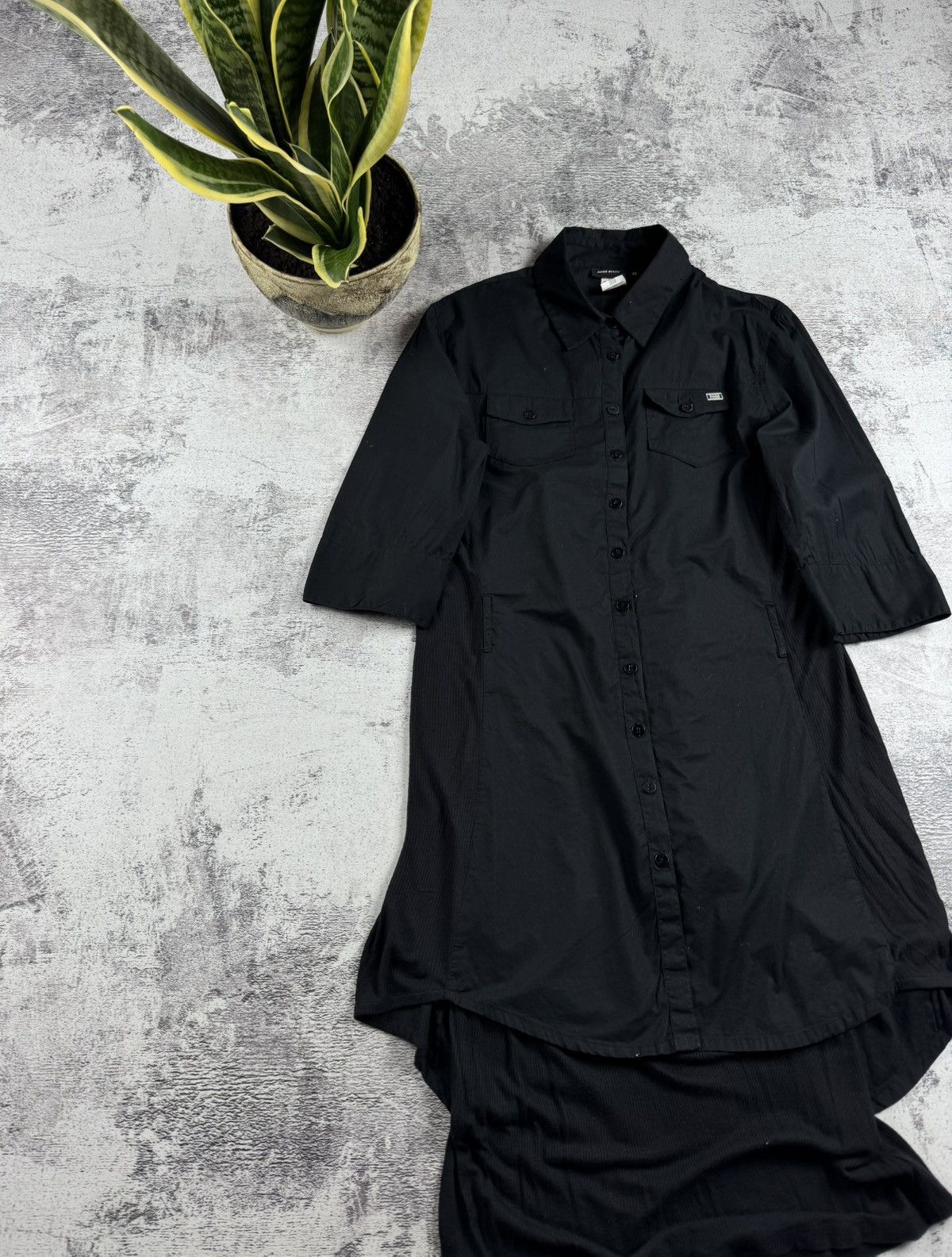 Miss Sixty MISS SIXTY Collection 2 in 1 Cotton Dress Tunic Longsleeve Size XL / US 12-14 / IT 48-50 - 2 Thumbnail