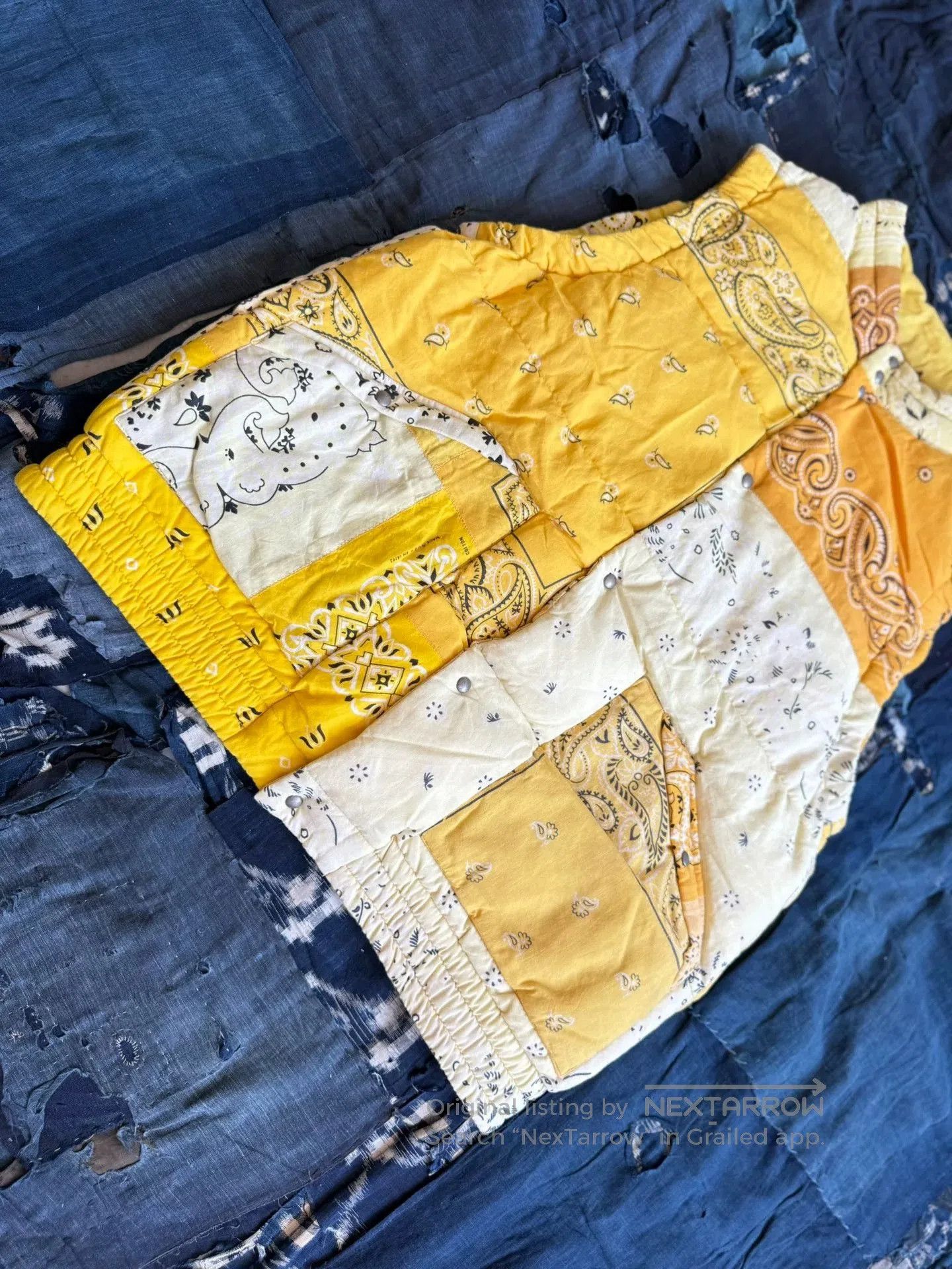 Visvim Visvim Insulator Down Vest in Yellow. Size US XL / EU 56 / 4 - 6 Thumbnail