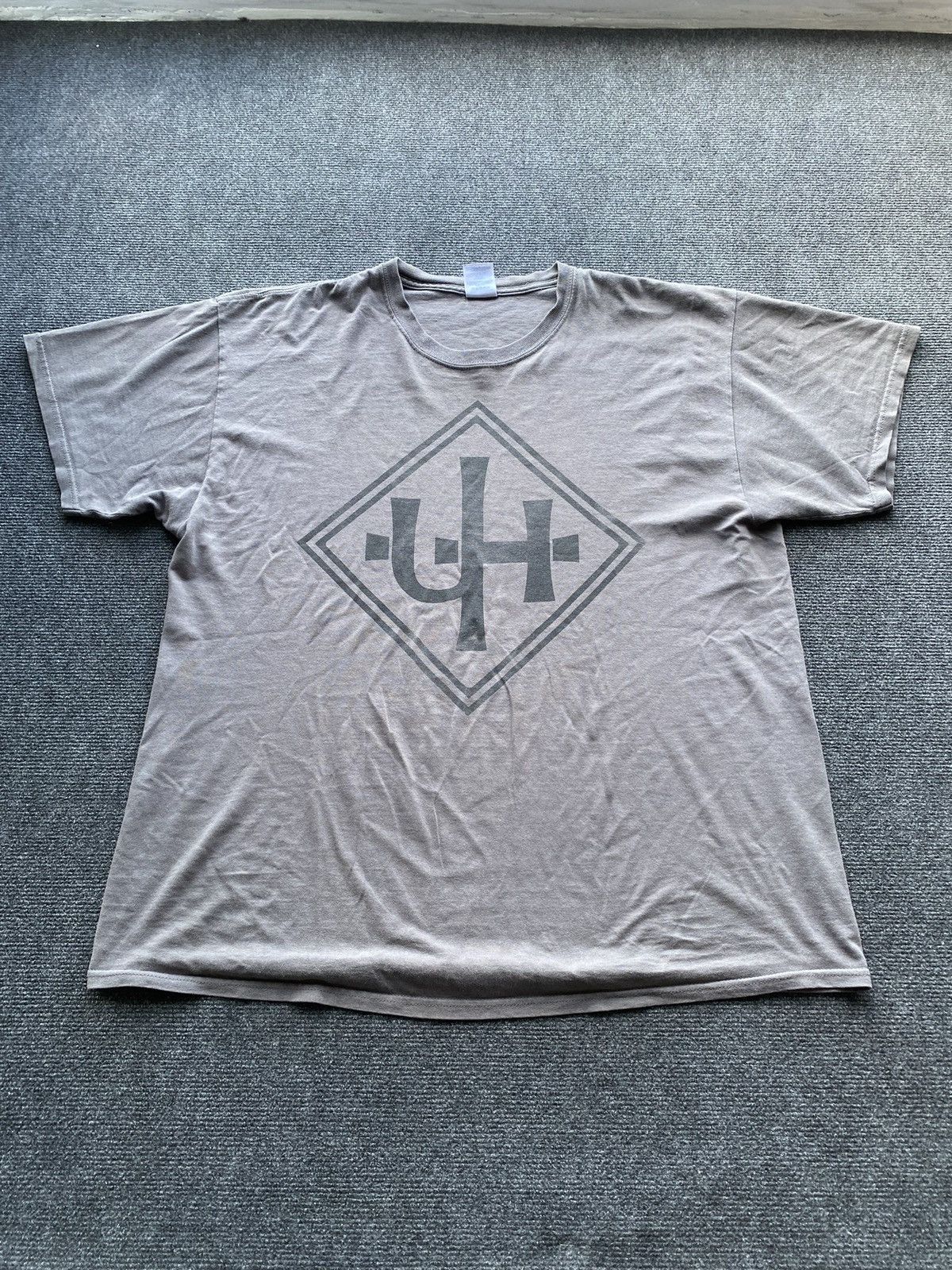Band Tees 🔥00s Unheilig Band Tour Vintage Brown faded tee Size US XL / EU 56 / 4 - 1 Thumbnail