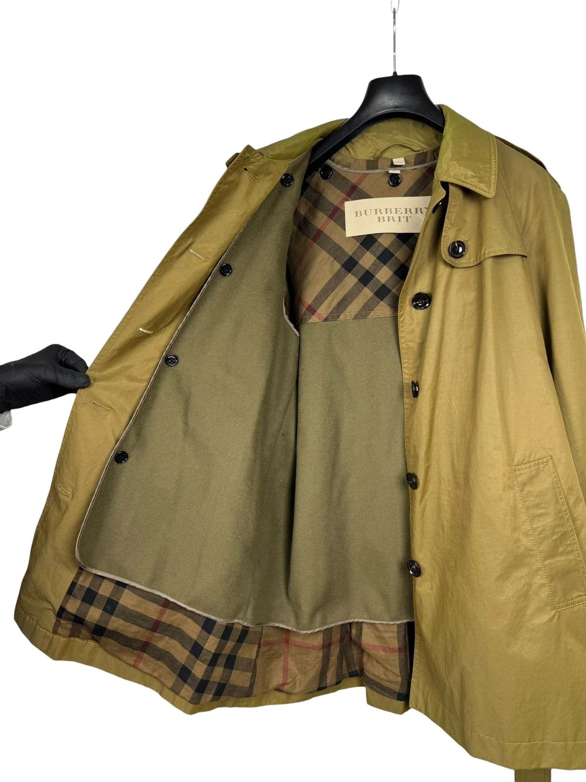 Burberry Burberry Brit Utility Trench Coat Belted Lined size UK12 Size M / US 6-8 / IT 42-44 - 10 Thumbnail